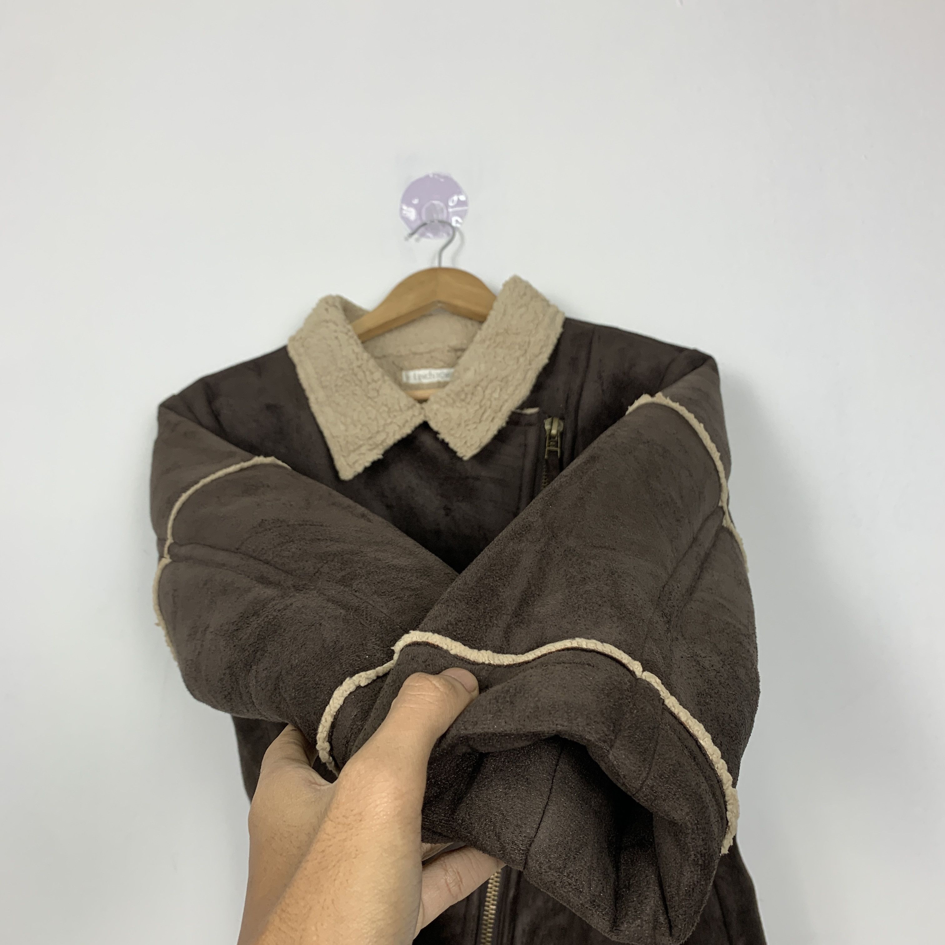 Japanese Brand Vintage JAPANESE BRAND Suede Jackets Sherpa Lining J1051 Size US M / EU 48-50 / 2 - 5 Thumbnail