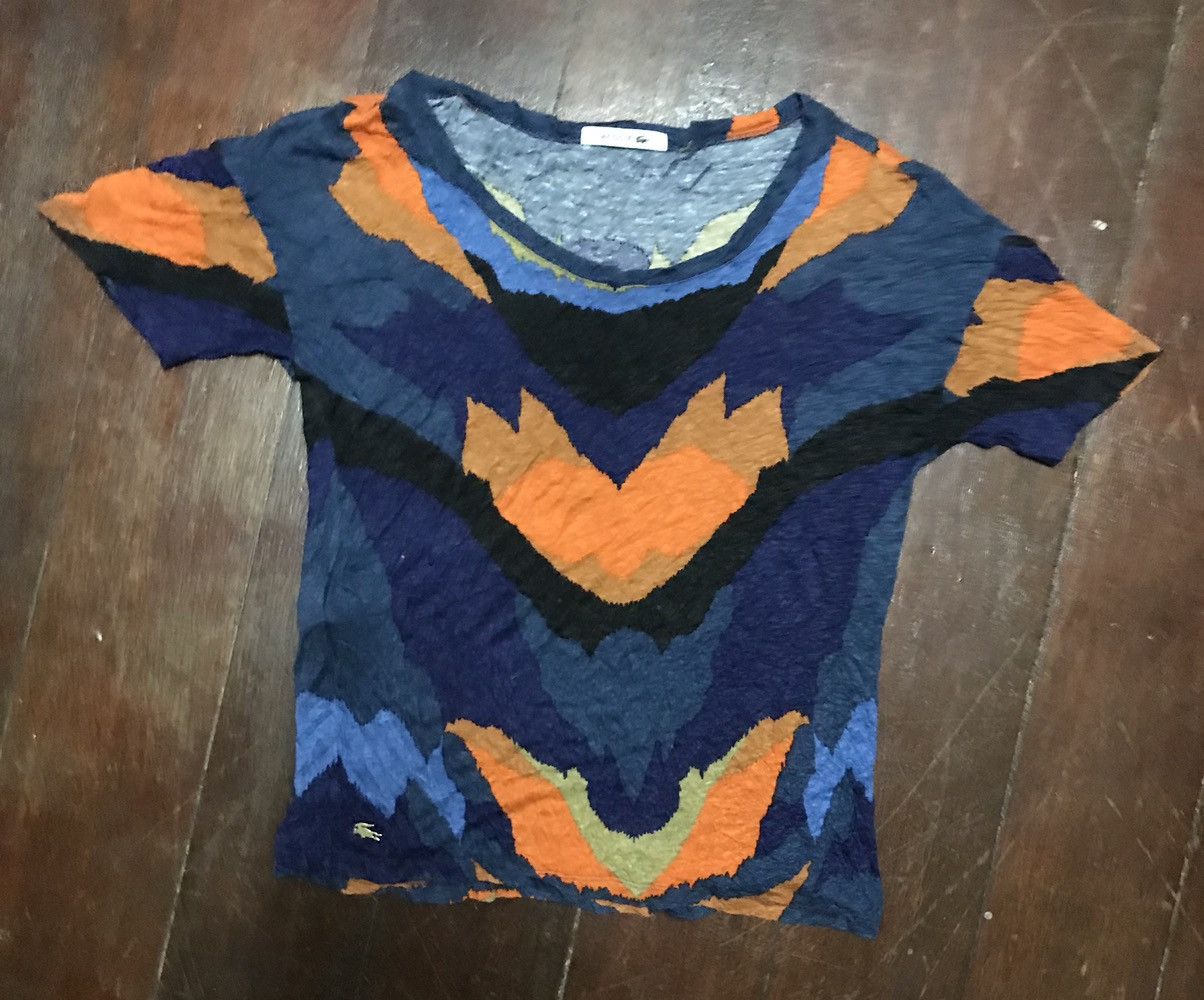 Designer × Lacoste Lacoste Tshirt multicolor by france designer for woman Size US M / EU 48-50 / 2 - 7 Thumbnail