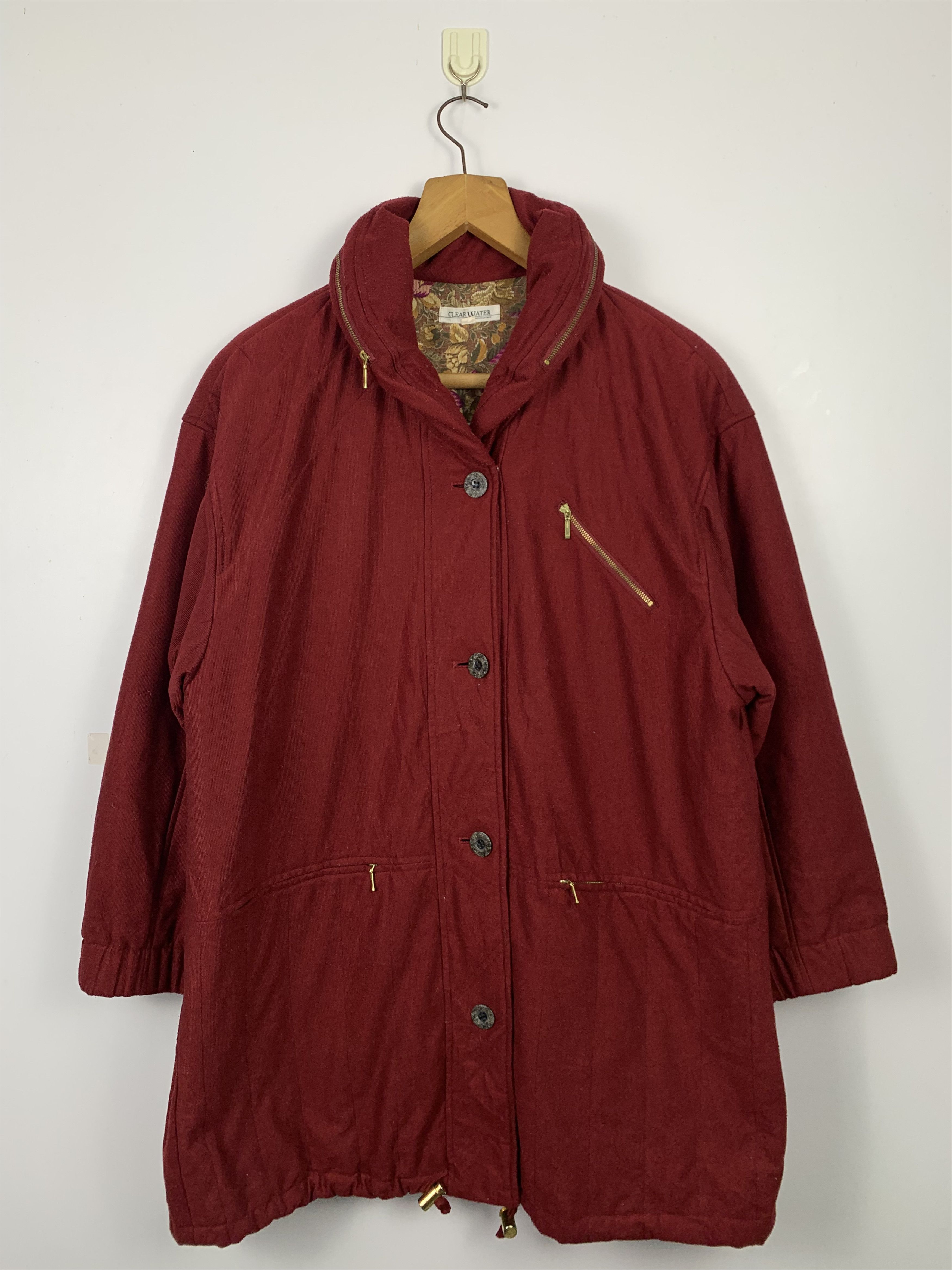 Clearwater Outfitters Vintage CLEARWATER Floral Pattern Lining Parkas J0537 Size US M / EU 48-50 / 2 - 1 Thumbnail