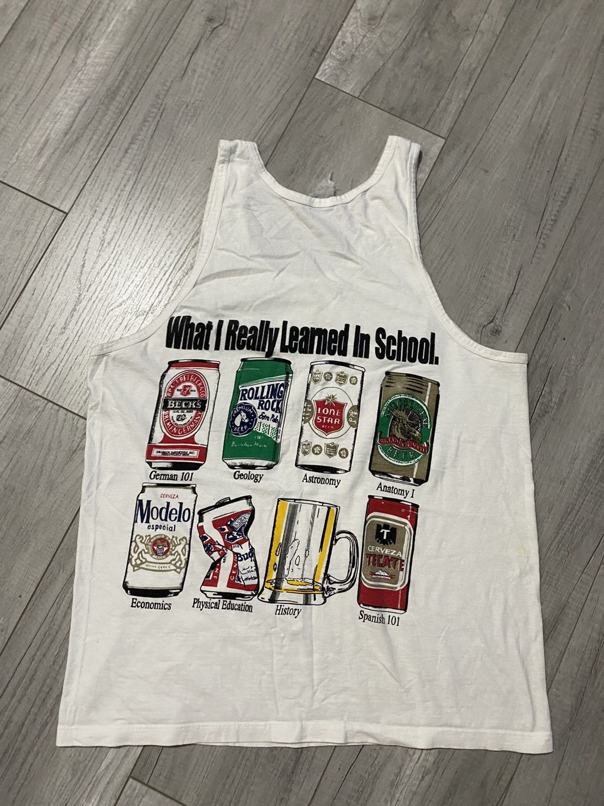 Vintage Vintage what I really learned in school puerto Vallarta Size US L / EU 52-54 / 3 - 2 Thumbnail