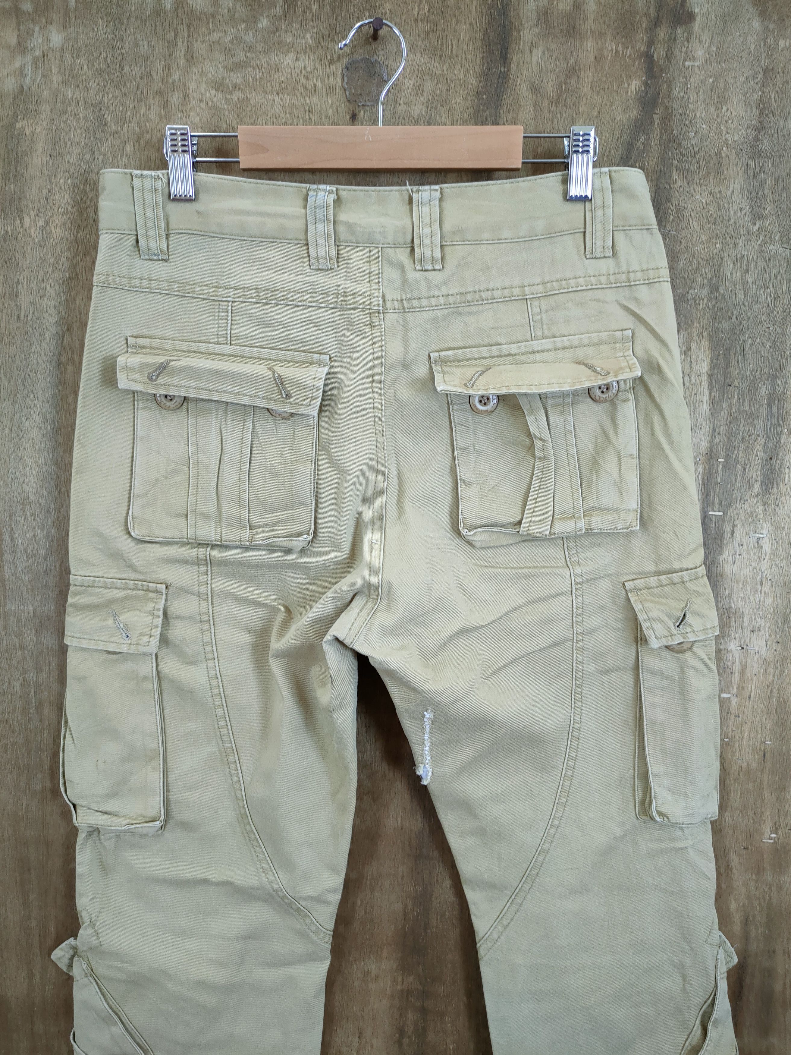 Japanese Brand DL Japan designer multipocket utility cargo pants #46-800 Size US 29 - 9 Thumbnail