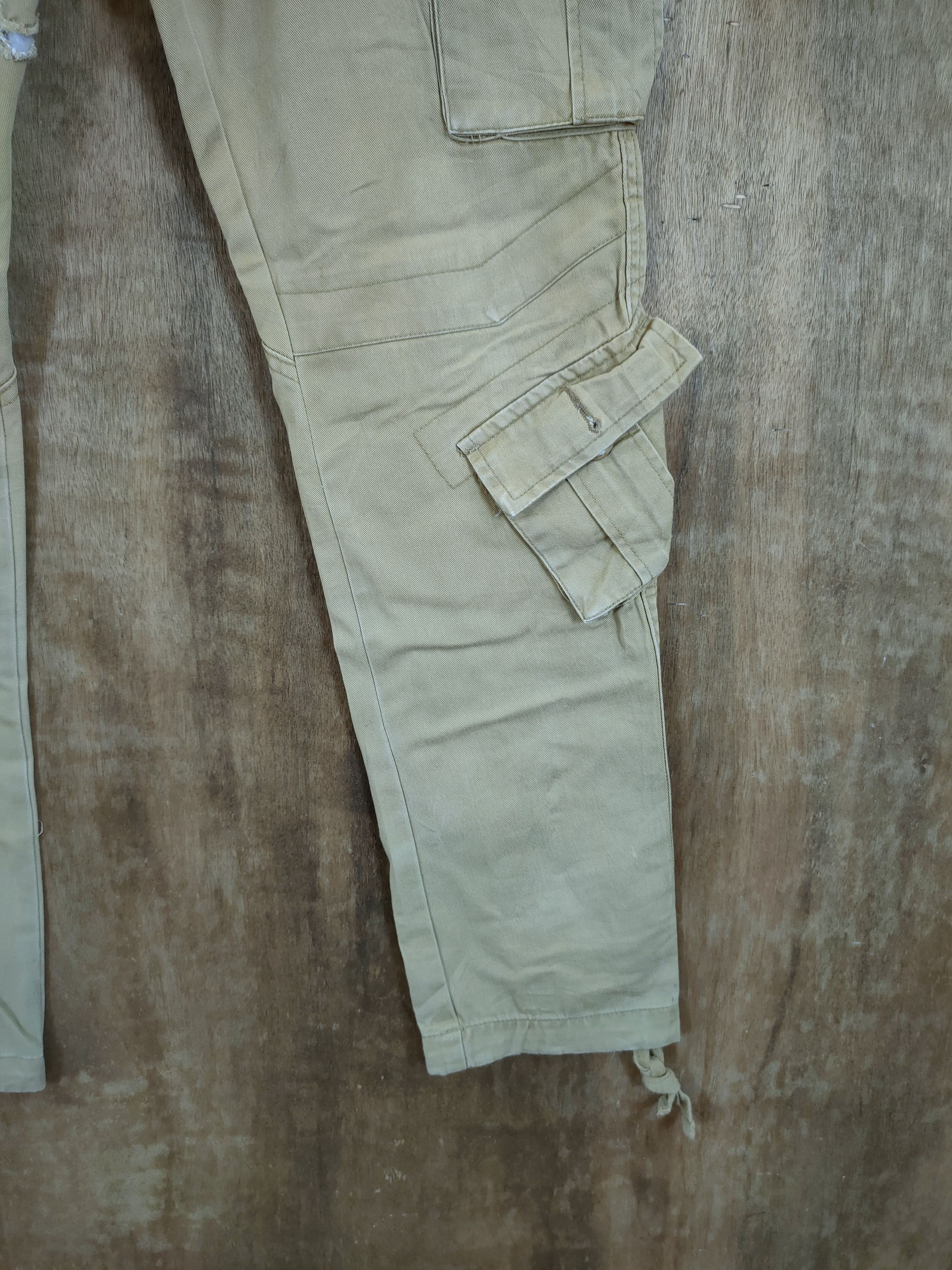 Japanese Brand DL Japan designer multipocket utility cargo pants #46-800 Size US 29 - 3 Thumbnail