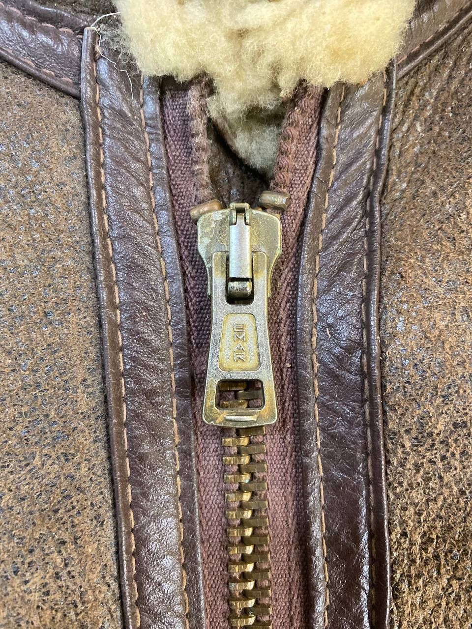 Vintage Vintage 80s Runway Tanco Made In USA Shearling B 3 Jacket Size US L / EU 52-54 / 3 - 6 Thumbnail