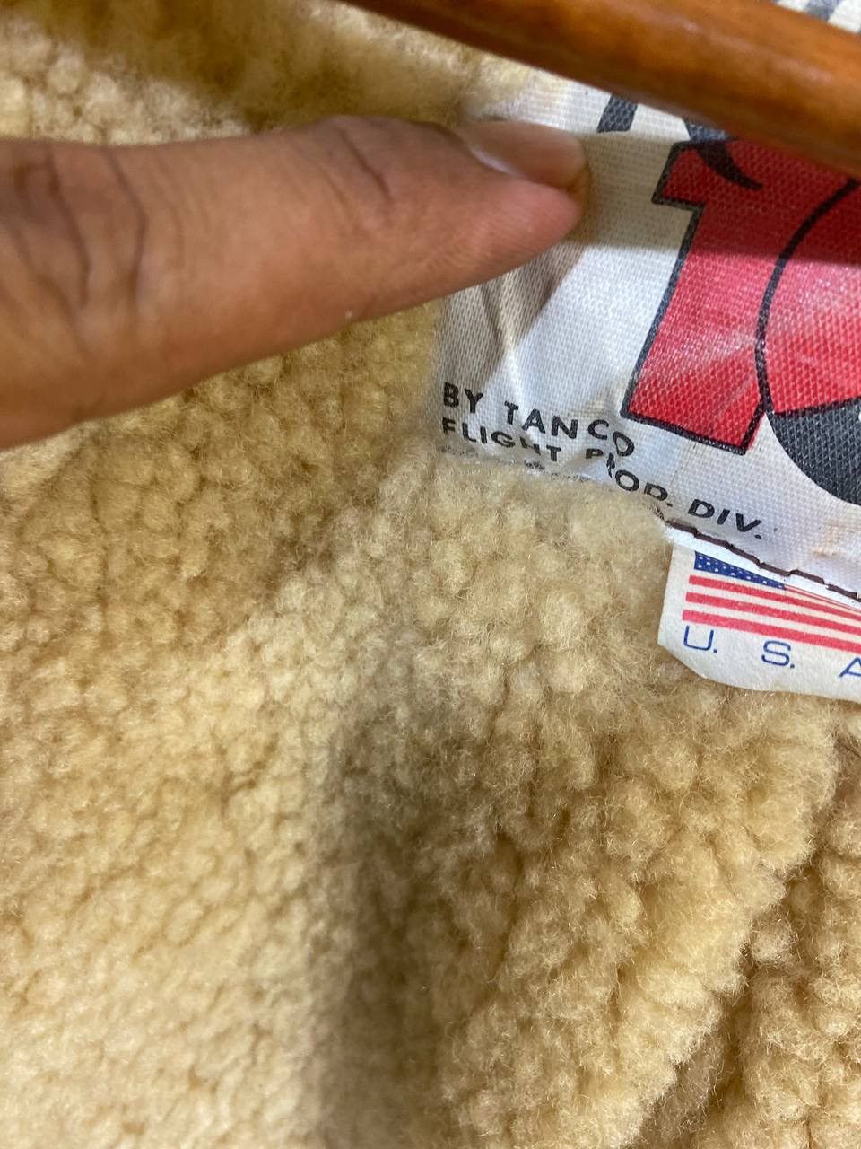 Vintage Vintage 80s Runway Tanco Made In USA Shearling B 3 Jacket Size US L / EU 52-54 / 3 - 13 Thumbnail