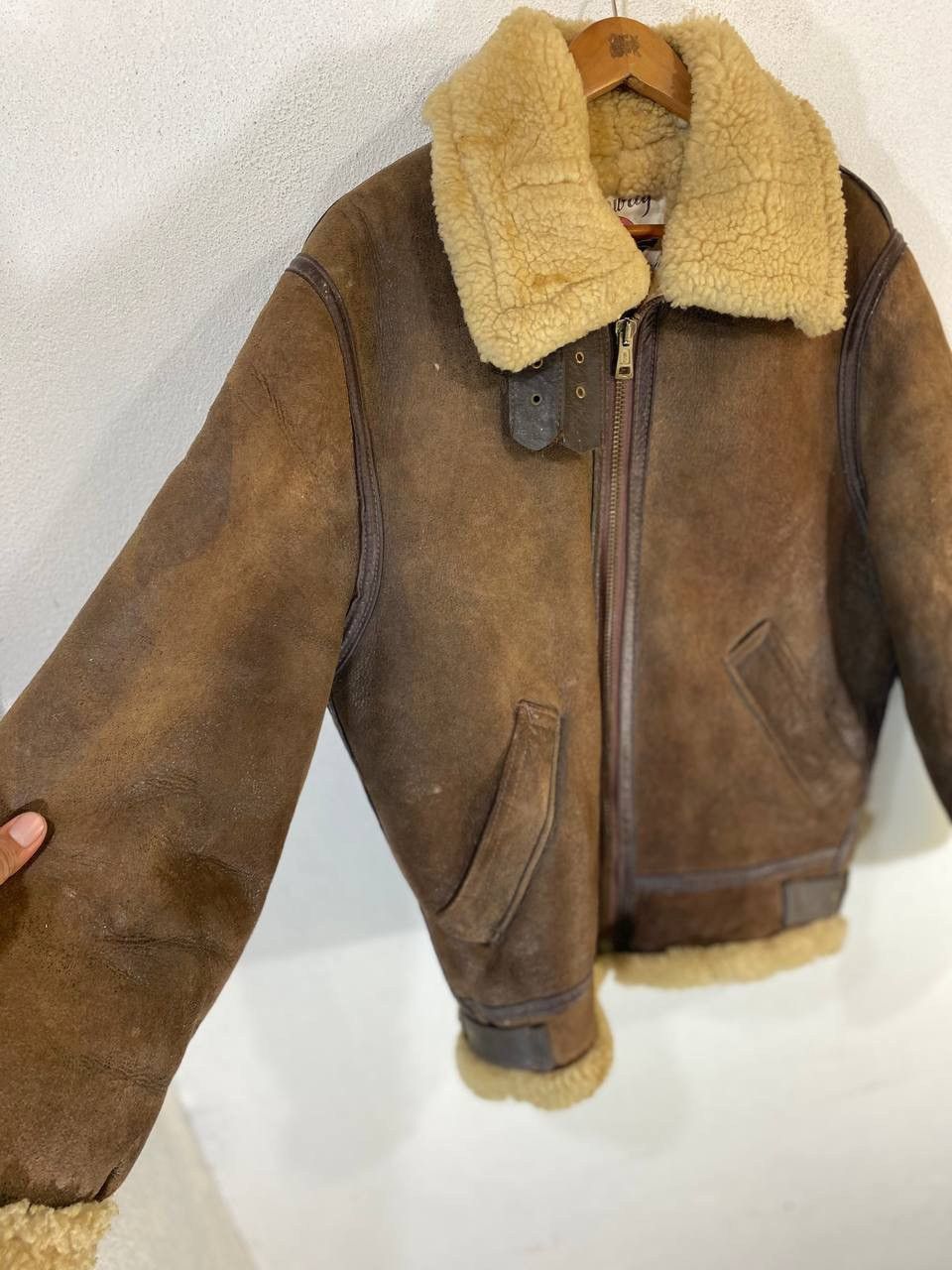 Vintage Vintage 80s Runway Tanco Made In USA Shearling B 3 Jacket Size US L / EU 52-54 / 3 - 10 Thumbnail