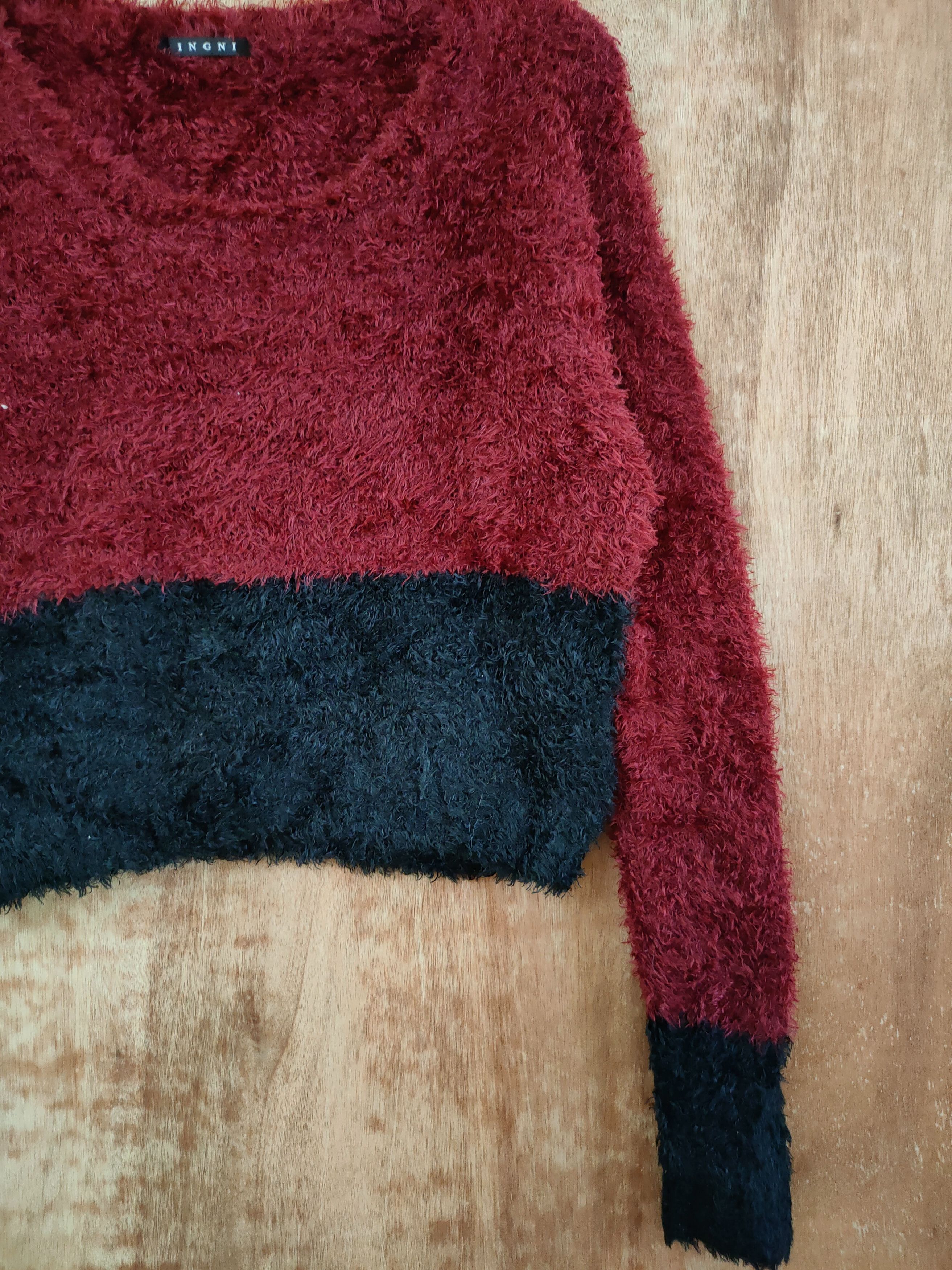 Japanese Brand DL Igni mohair soft fur knitwear crop top streetwear #46-441 Size M / US 6-8 / IT 42-44 - 3 Thumbnail