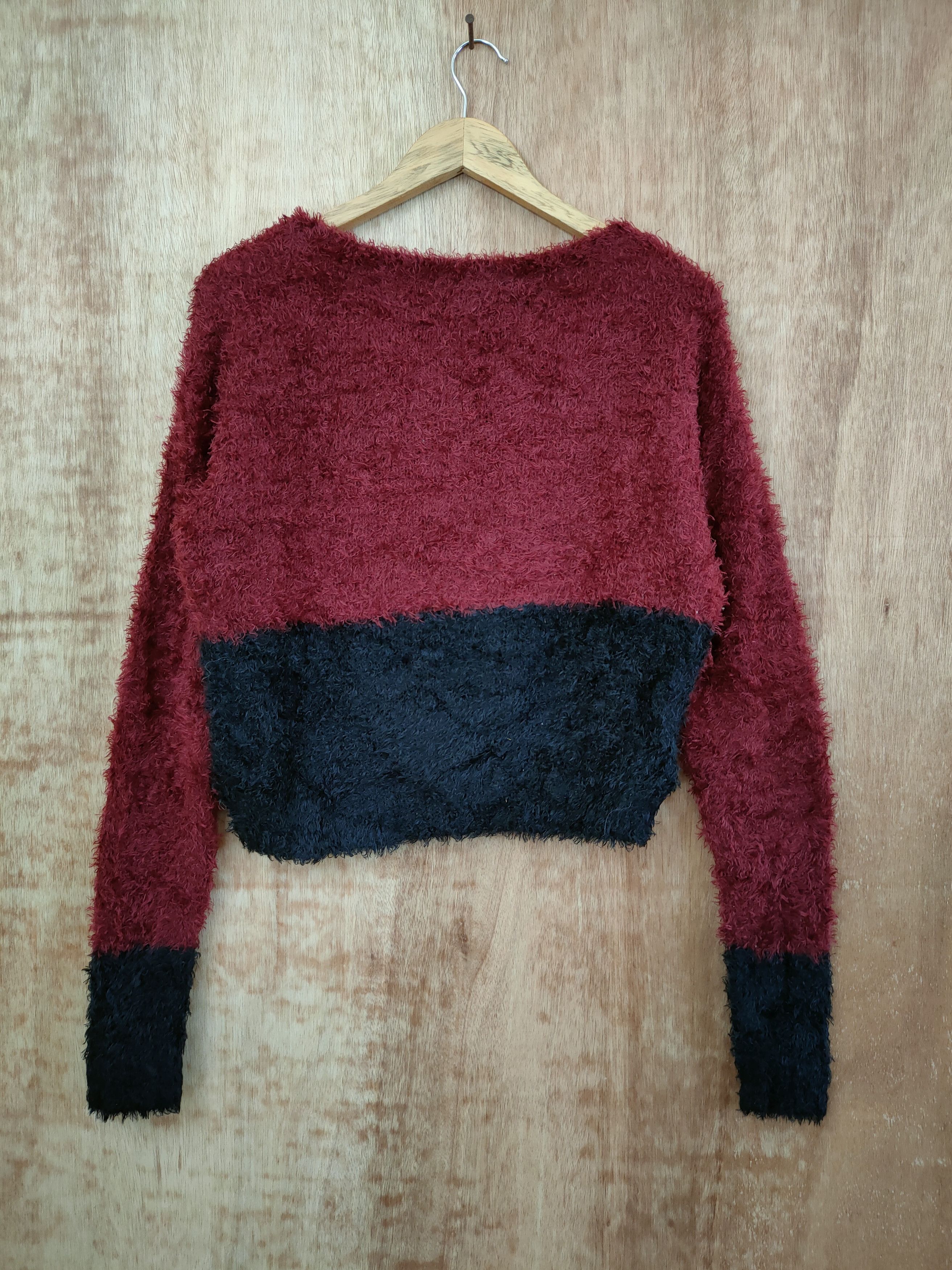 Japanese Brand DL Igni mohair soft fur knitwear crop top streetwear #46-441 Size M / US 6-8 / IT 42-44 - 7 Thumbnail