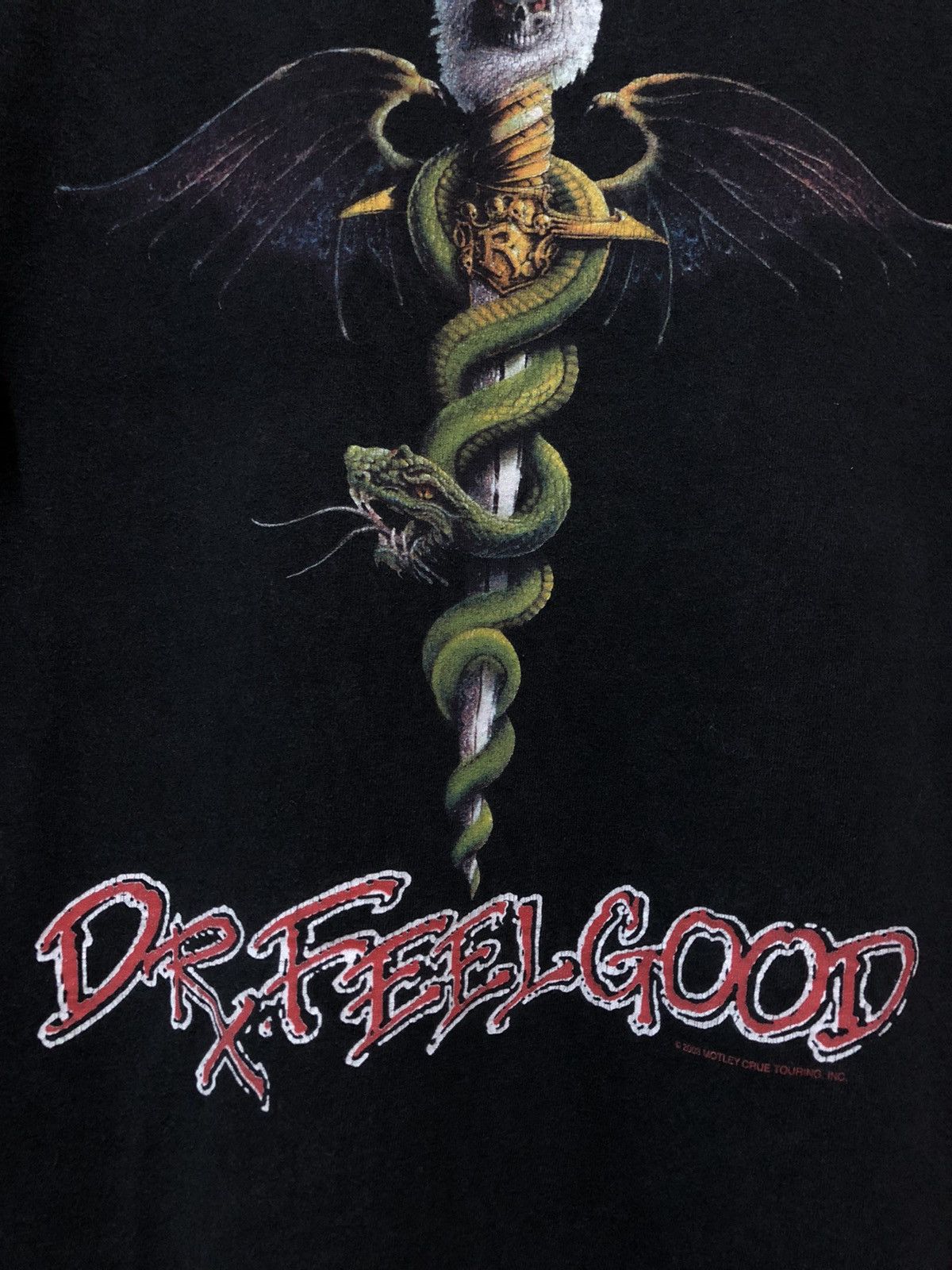 Band Tees × Vintage Vintage Motley Crue Metal Band Dr. FeelGood Album Tee Shirt Size US XL / EU 56 / 4 - 6 Thumbnail