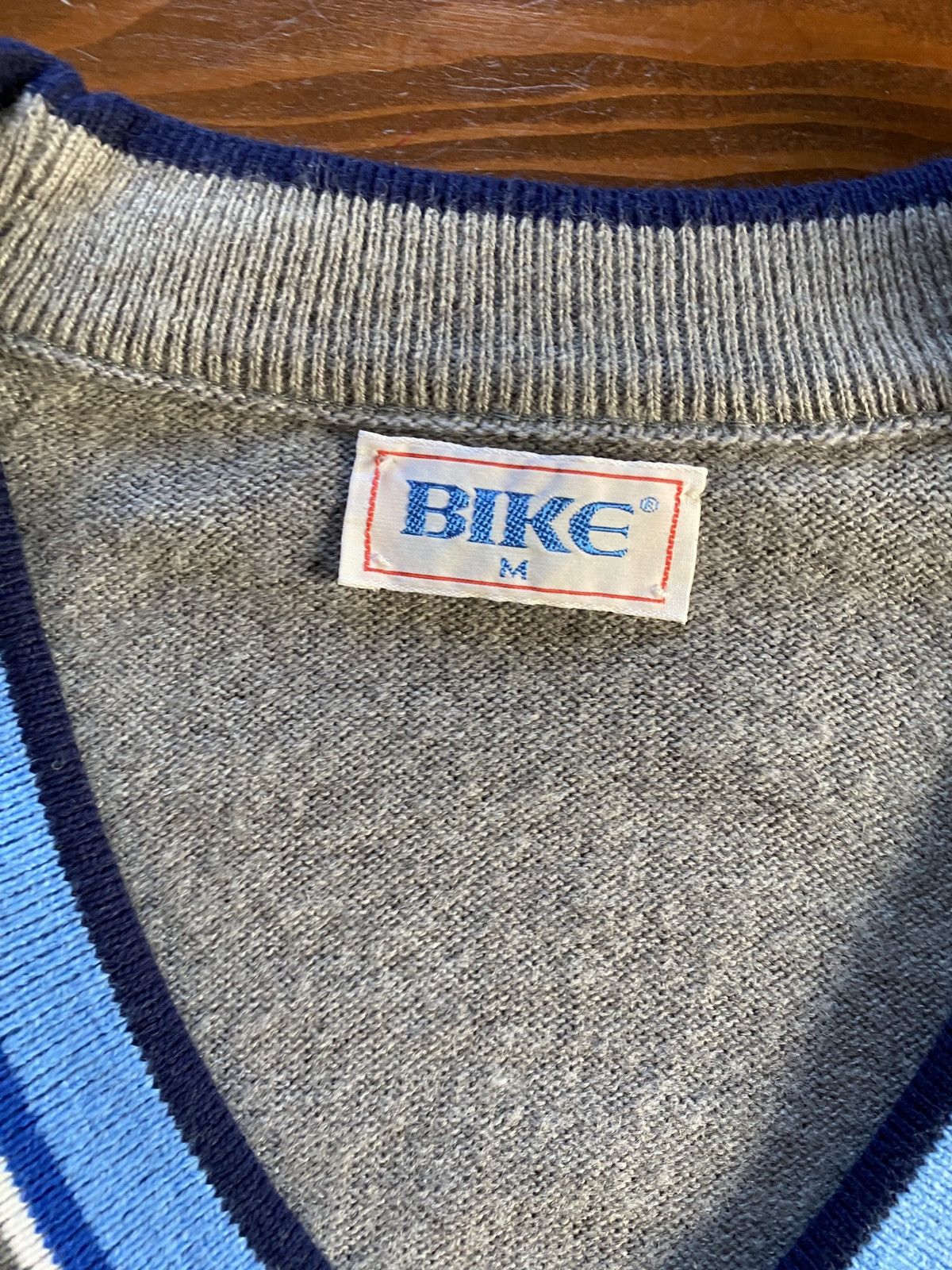 Vintage Vintage 70’s Bike V-Neck Raglan Knit Sweater Size US M / EU 48-50 / 2 - 3 Thumbnail