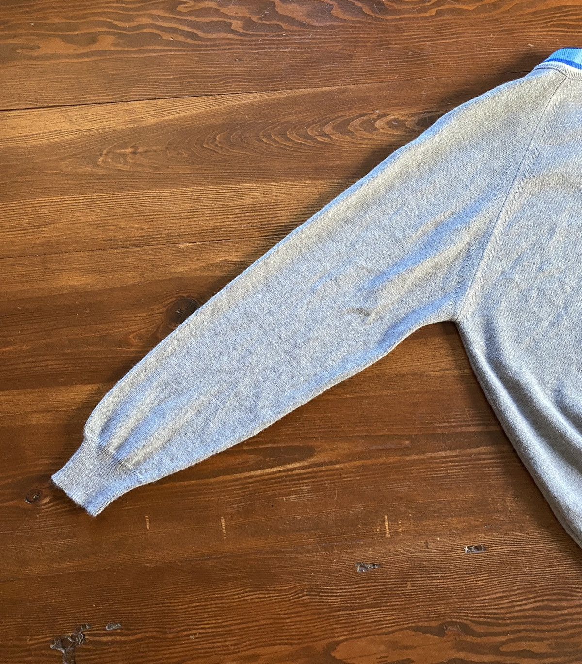 Vintage Vintage 70’s Bike V-Neck Raglan Knit Sweater Size US M / EU 48-50 / 2 - 12 Thumbnail