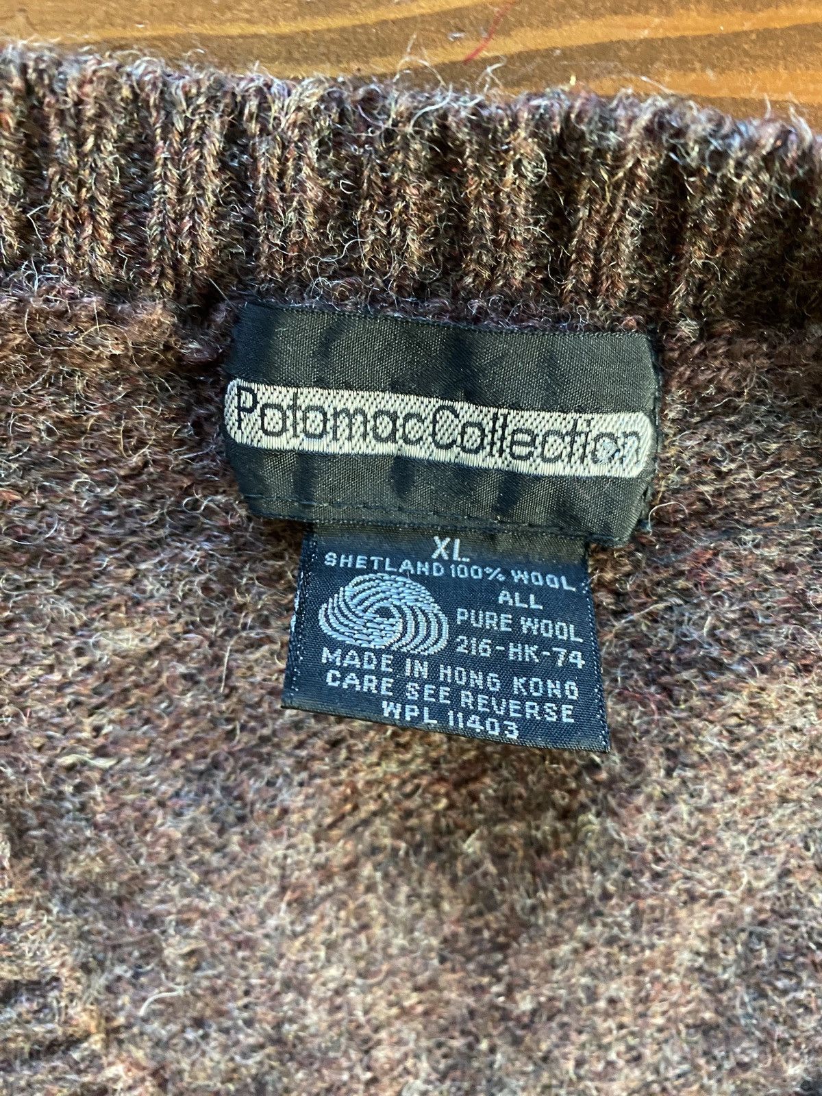 Vintage Vintage 80’s Potomac Collection Argyle Pullover Sweater Vest Size US XL / EU 56 / 4 - 4 Thumbnail