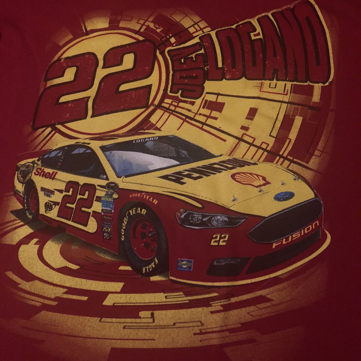 NASCAR Vintage NASCAR Joey Logano Team Penske #22 Graphic Logo Tee Size US M / EU 48-50 / 2 - 7 Thumbnail