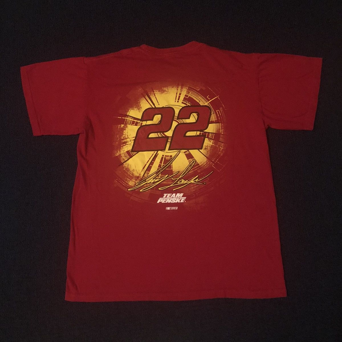 NASCAR Vintage NASCAR Joey Logano Team Penske #22 Graphic Logo Tee Size US M / EU 48-50 / 2 - 6 Thumbnail