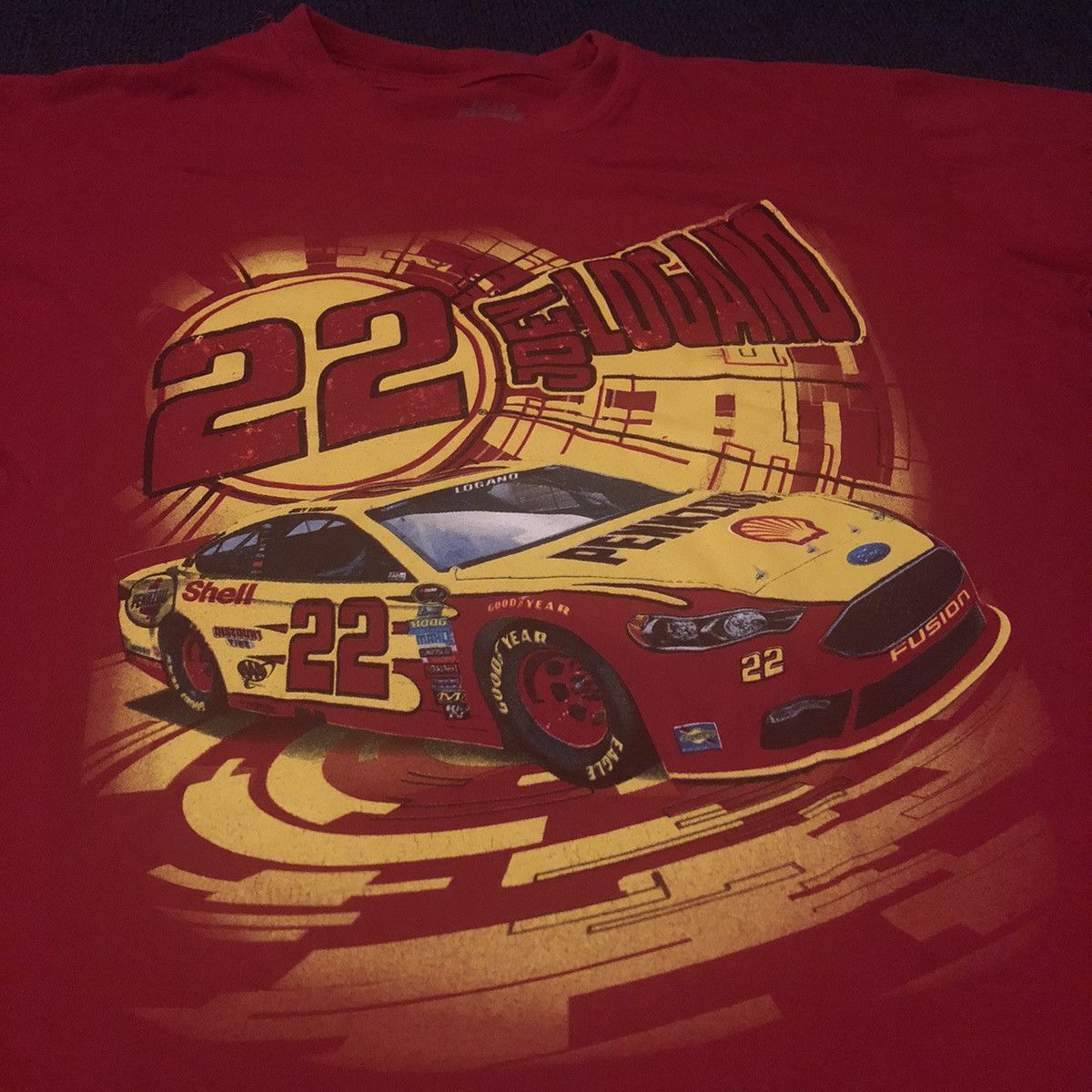 NASCAR Vintage NASCAR Joey Logano Team Penske #22 Graphic Logo Tee Size US M / EU 48-50 / 2 - 1 Thumbnail