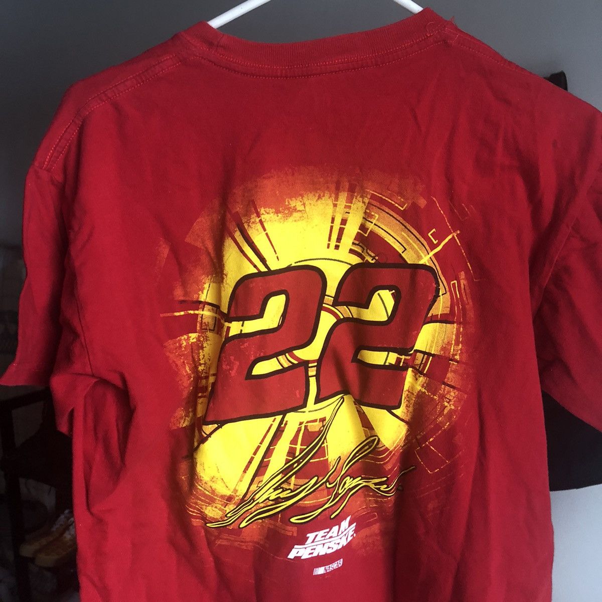 NASCAR Vintage NASCAR Joey Logano Team Penske #22 Graphic Logo Tee Size US M / EU 48-50 / 2 - 4 Thumbnail