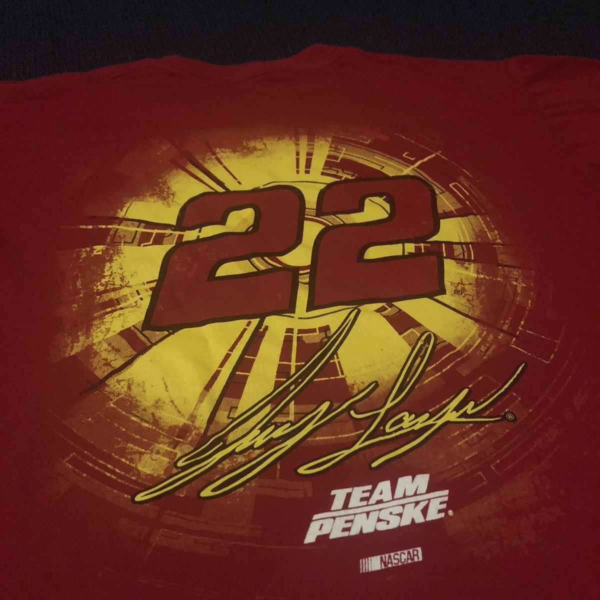 NASCAR Vintage NASCAR Joey Logano Team Penske #22 Graphic Logo Tee Size US M / EU 48-50 / 2 - 5 Thumbnail