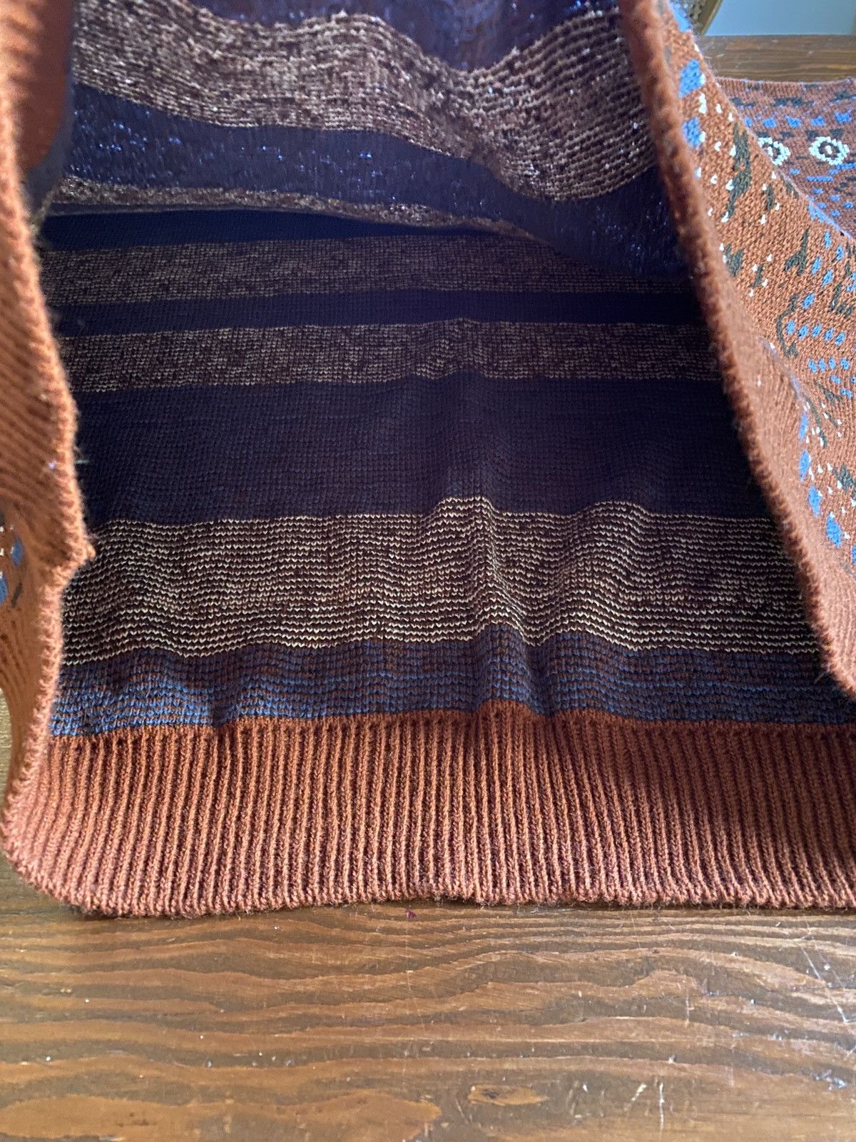 Le TIGRE Vintage 80’s Le Tigre Textile Stripes Knit Sweater Size US XL / EU 56 / 4 - 3 Thumbnail