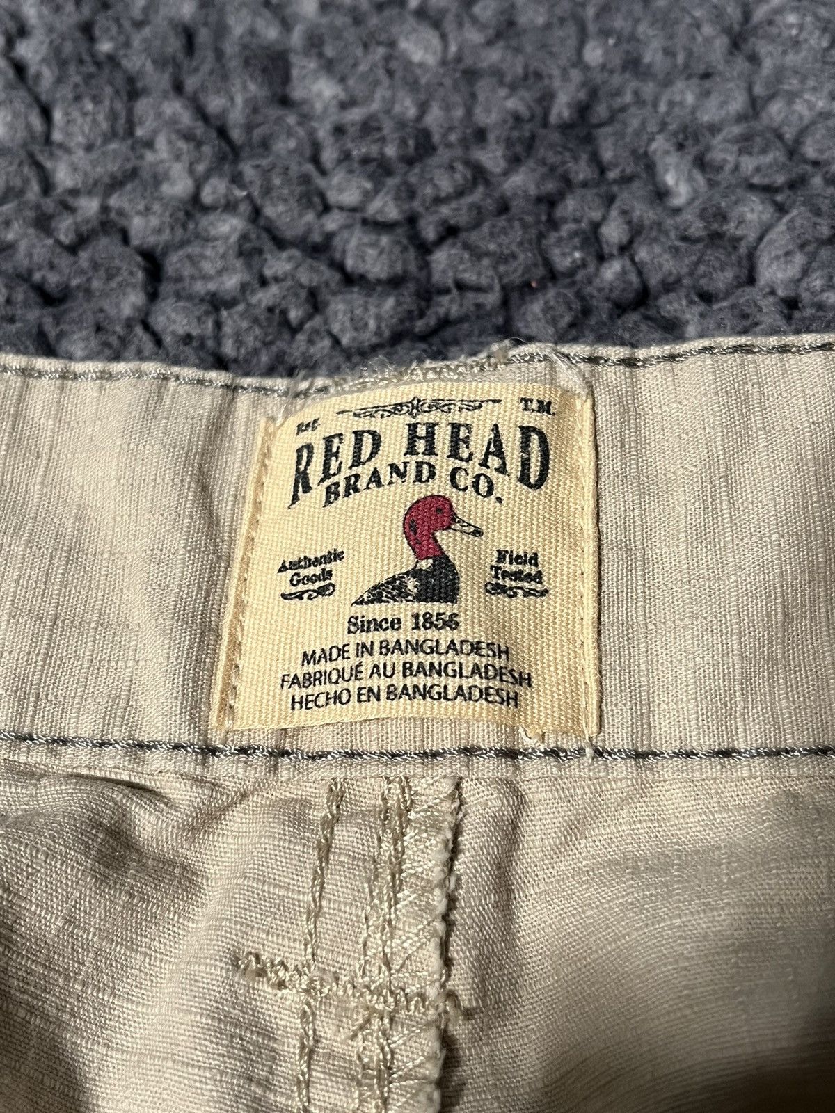 Redhead × Vintage Rare Canvas Cargos Size US 35 - 6 Thumbnail