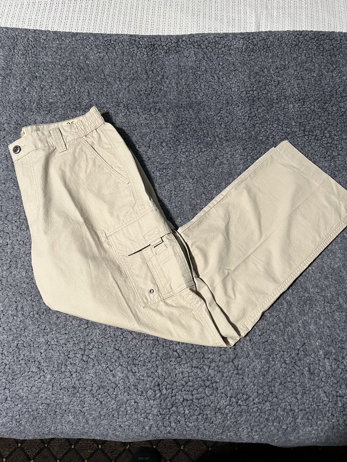 Redhead × Vintage Rare Canvas Cargos Size US 35 - 1 Thumbnail