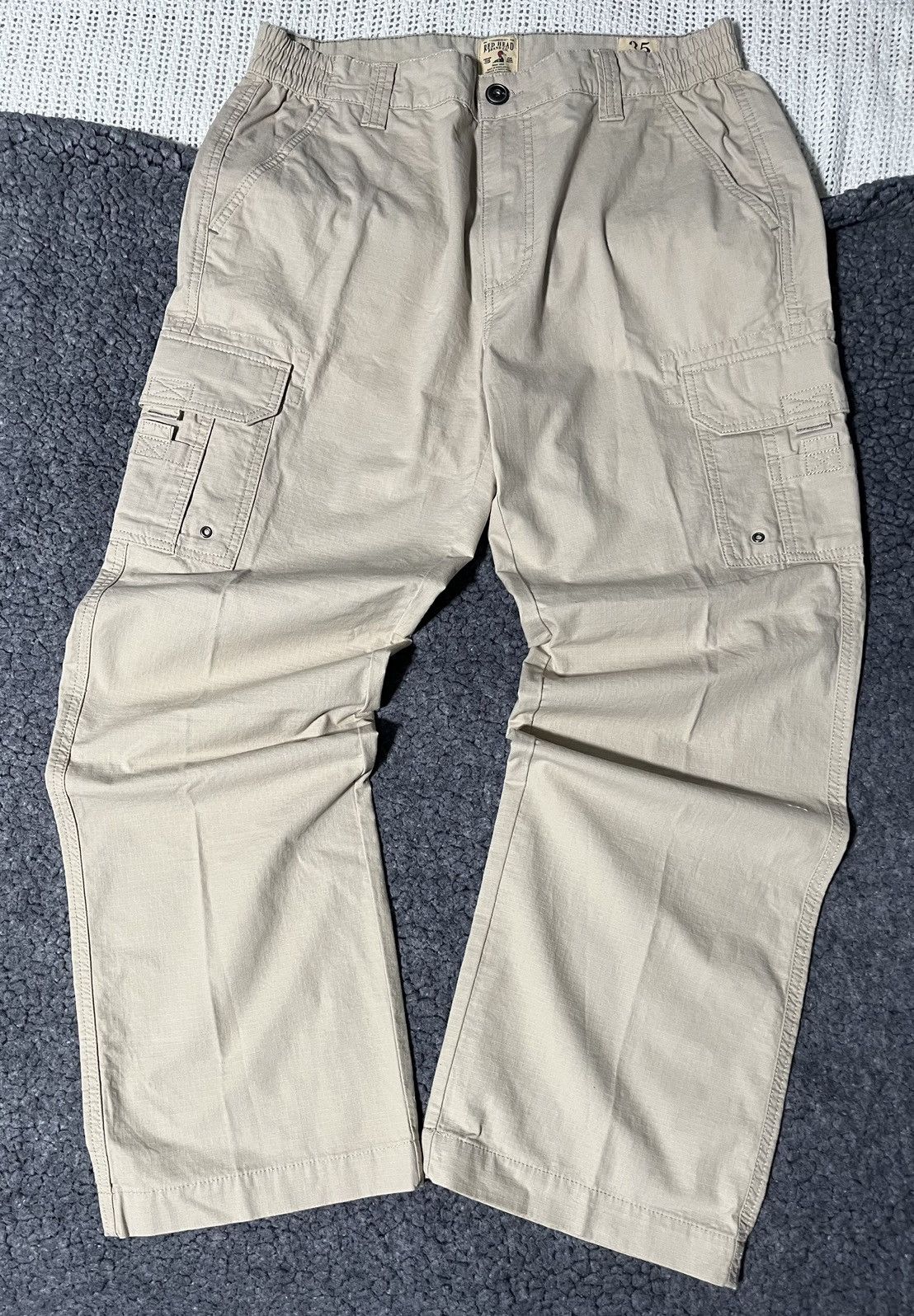 Redhead × Vintage Rare Canvas Cargos Size US 35 - 2 Thumbnail