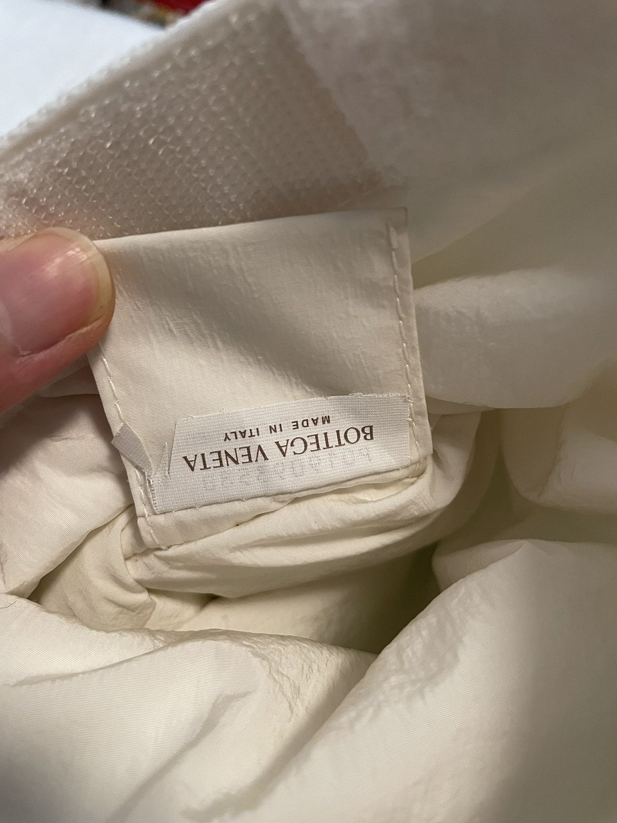 Bottega Veneta White Medium Trekking Triangle Pouch Size ONE SIZE - 12 Thumbnail