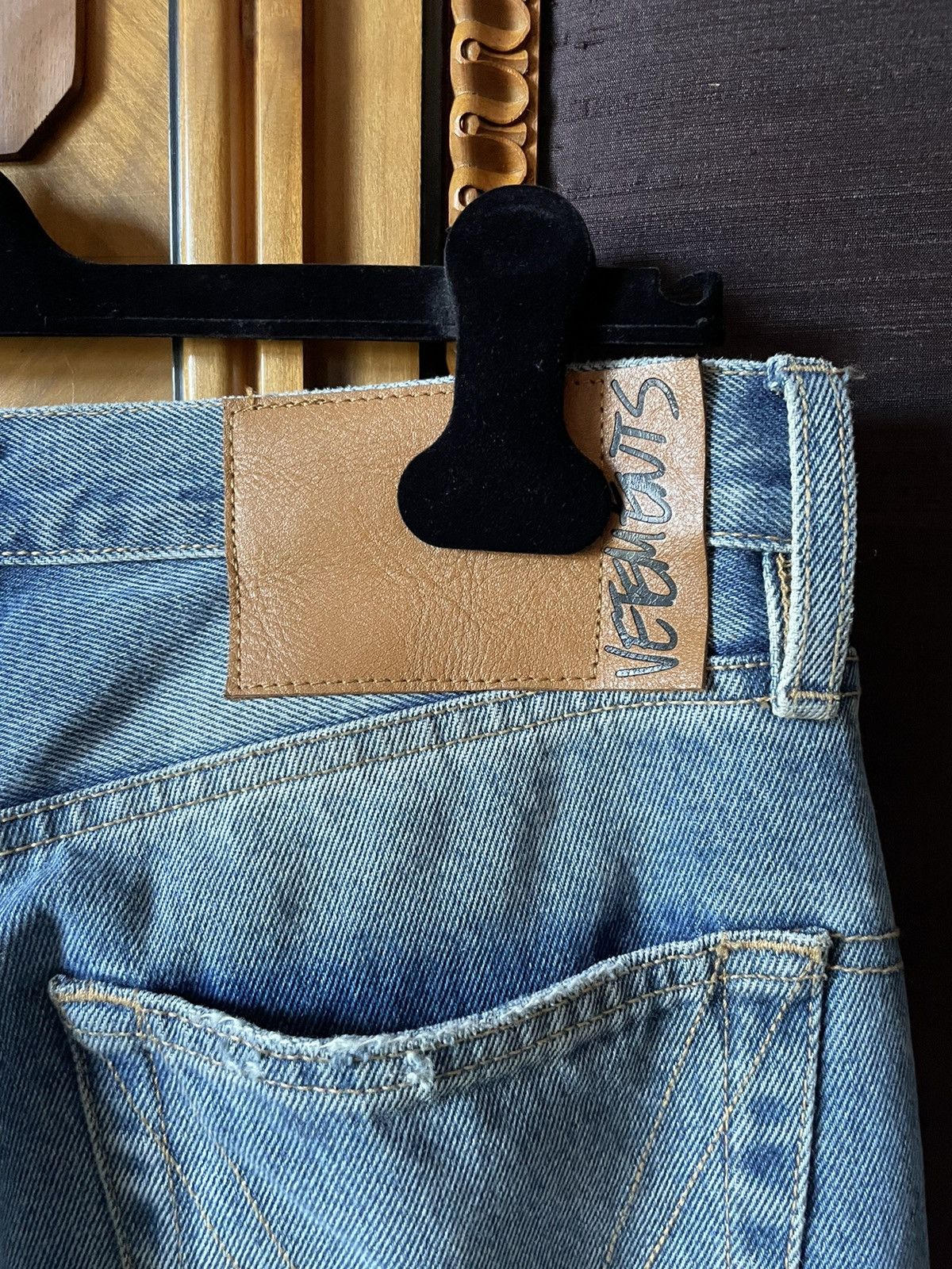 Vetements Anarchy Distressed Washed Denim Size US 30 / EU 46 - 10 Thumbnail