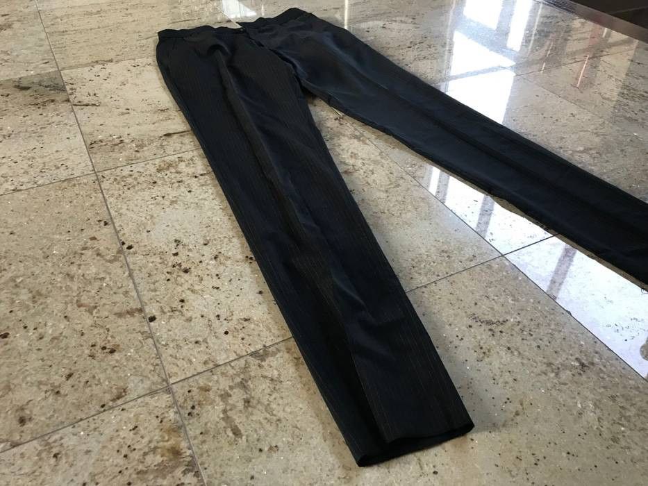Lanvin Elastic Belt Wool Blend Pants w/ Chalk White Stripes Size US 36 / EU 52 - 11 Thumbnail