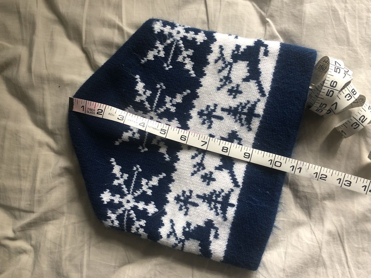 Vintage Vintage 1980s Penthouse Knits Snowflake Oversized Beanie Size ONE SIZE - 5 Thumbnail