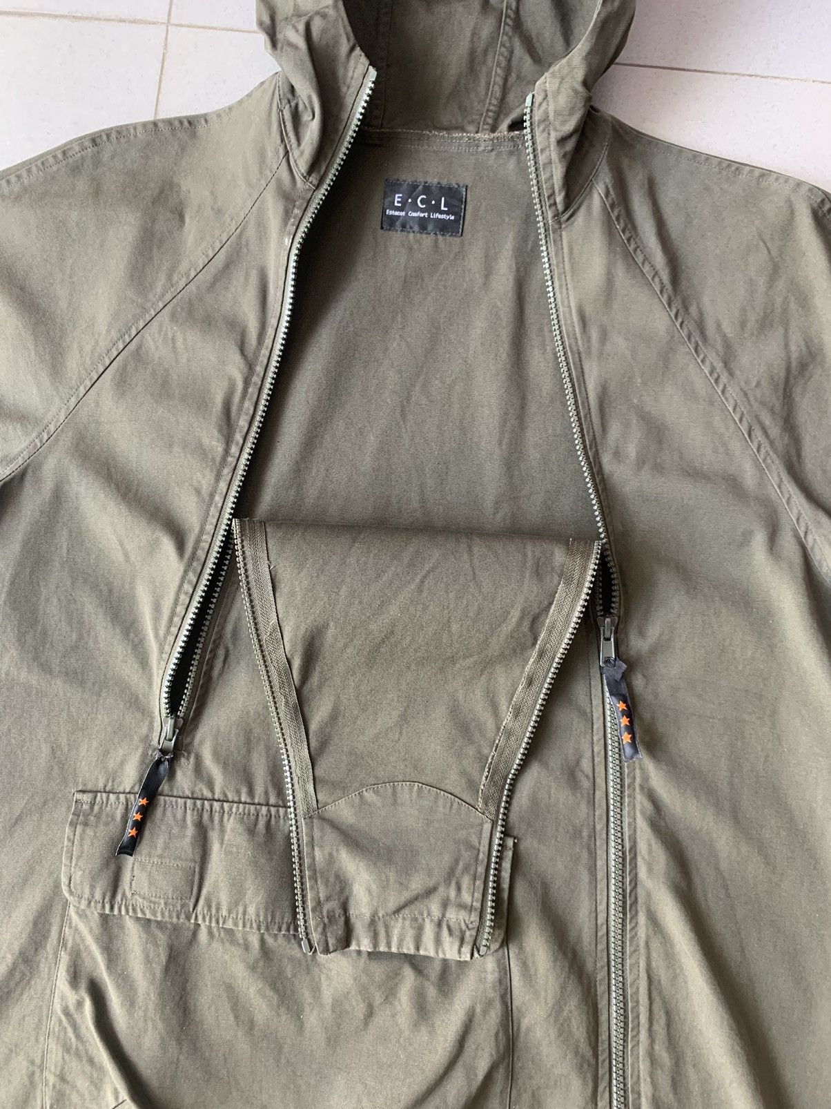 If Six Was Nine × Japanese Brand × Le Grande Bleu (L.G.B.) Japanese Brand ECL Double Zipper Military Hoodie Size US L / EU 52-54 / 3 - 4 Thumbnail
