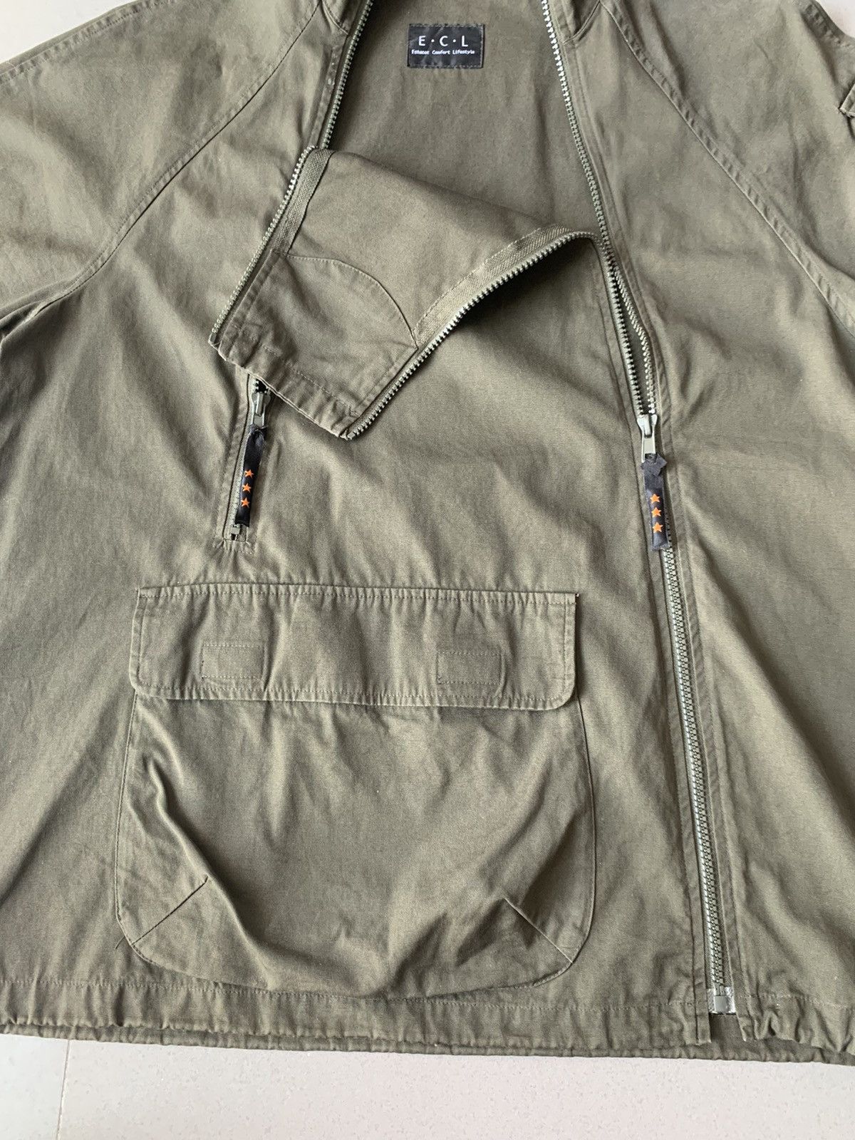 If Six Was Nine × Japanese Brand × Le Grande Bleu (L.G.B.) Japanese Brand ECL Double Zipper Military Hoodie Size US L / EU 52-54 / 3 - 9 Thumbnail