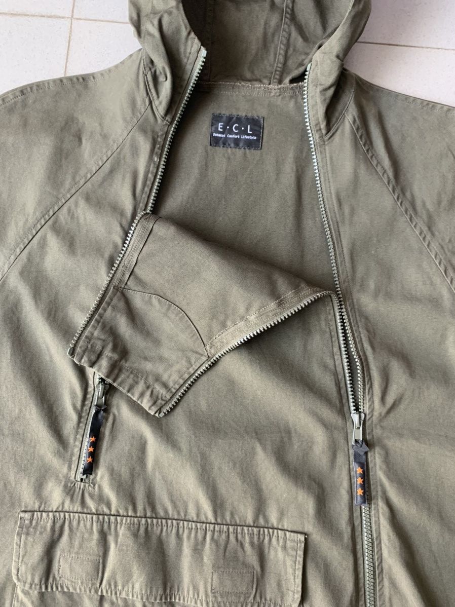 If Six Was Nine × Japanese Brand × Le Grande Bleu (L.G.B.) Japanese Brand ECL Double Zipper Military Hoodie Size US L / EU 52-54 / 3 - 8 Thumbnail
