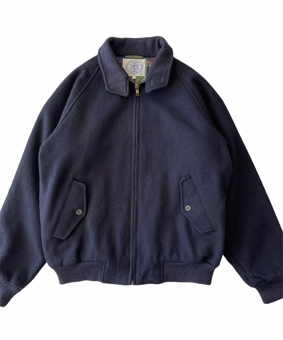 J. Press J.PRESS NEW YORK WOOL BOMBER JACKET Size US L / EU 52-54 / 3 - 4 Thumbnail