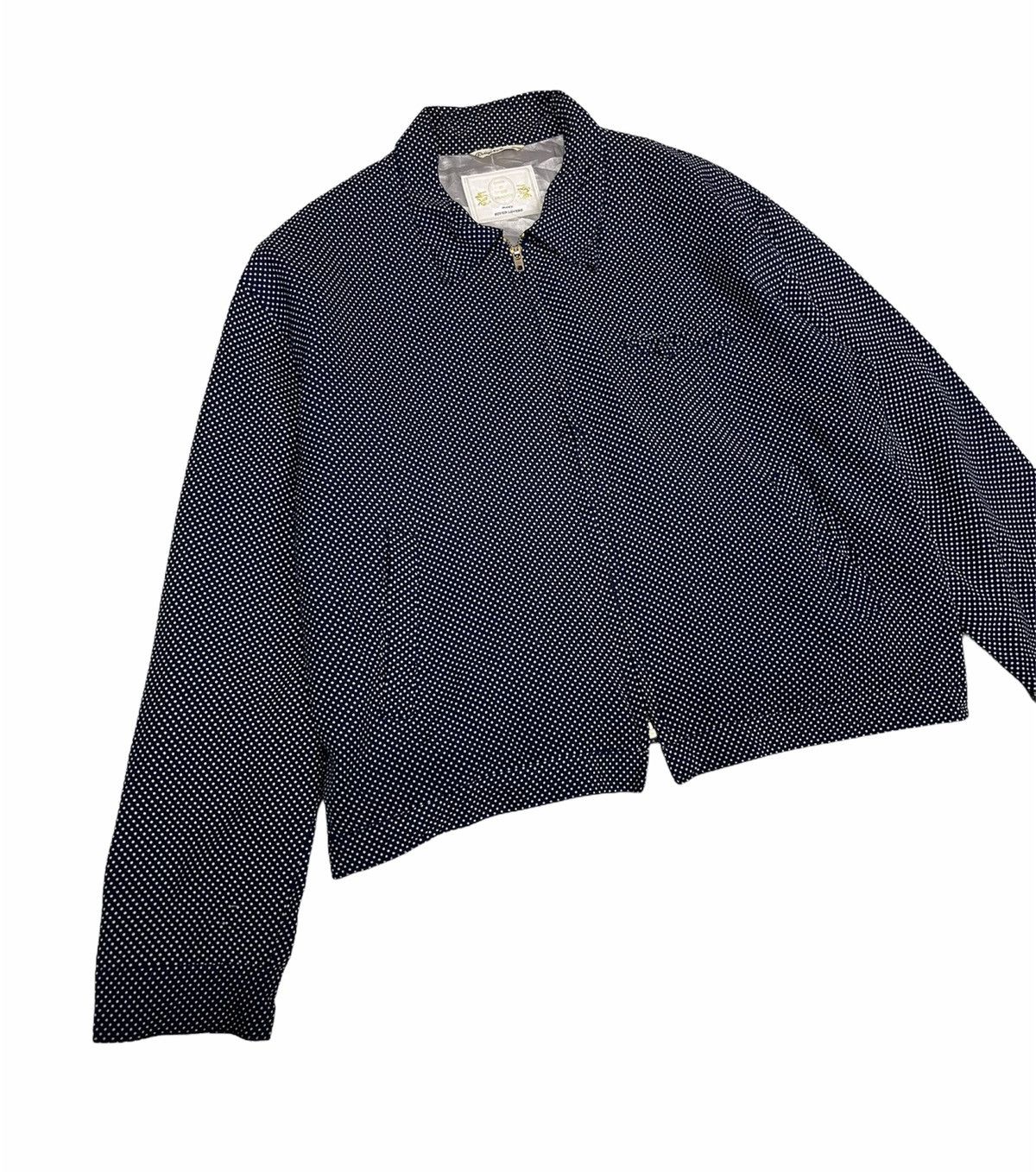 Japanese Brand VINTAGE SUPER LOVER POLKADOT CROPPED JACKET Size US M / EU 48-50 / 2 - 4 Thumbnail