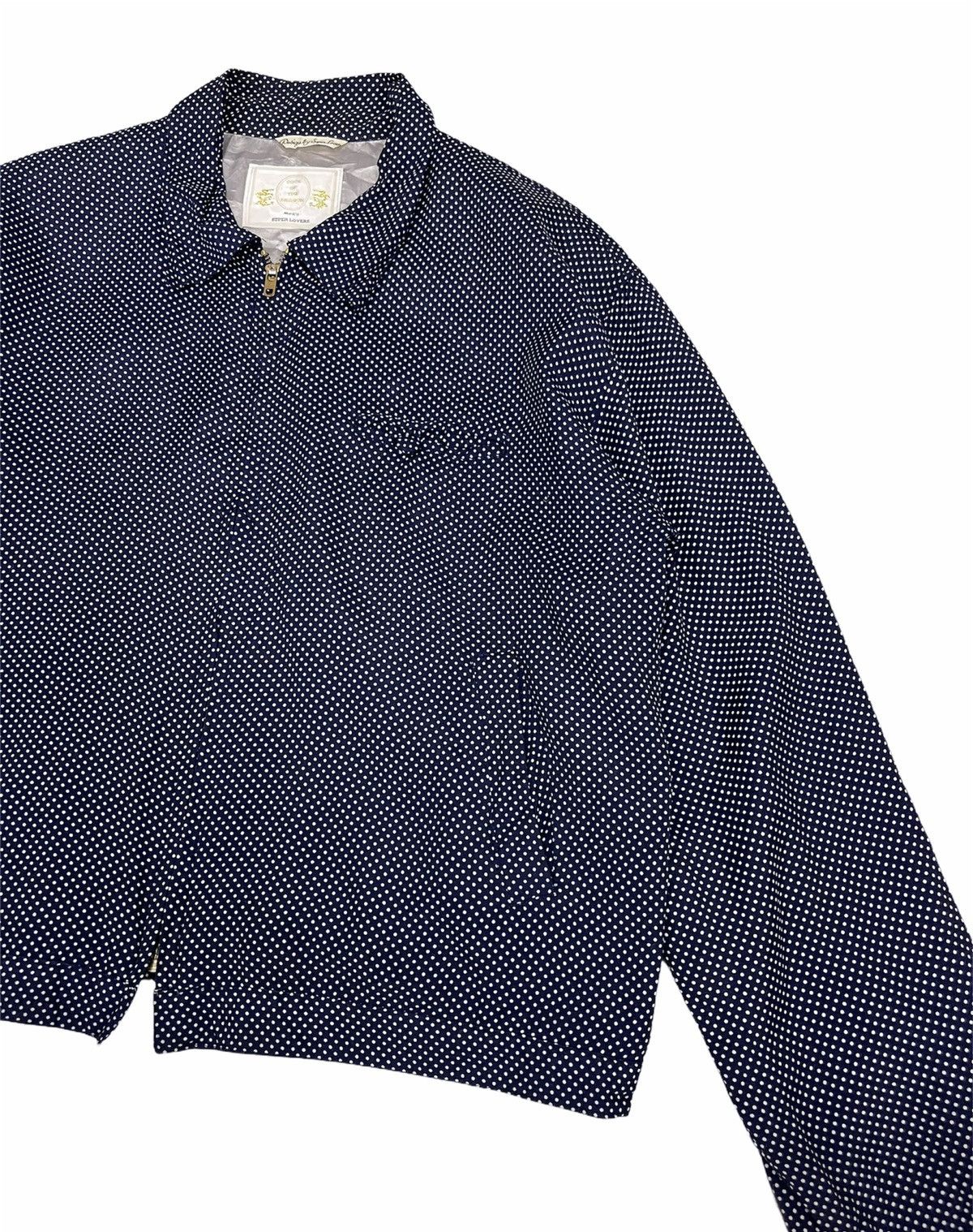 Japanese Brand VINTAGE SUPER LOVER POLKADOT CROPPED JACKET Size US M / EU 48-50 / 2 - 6 Thumbnail
