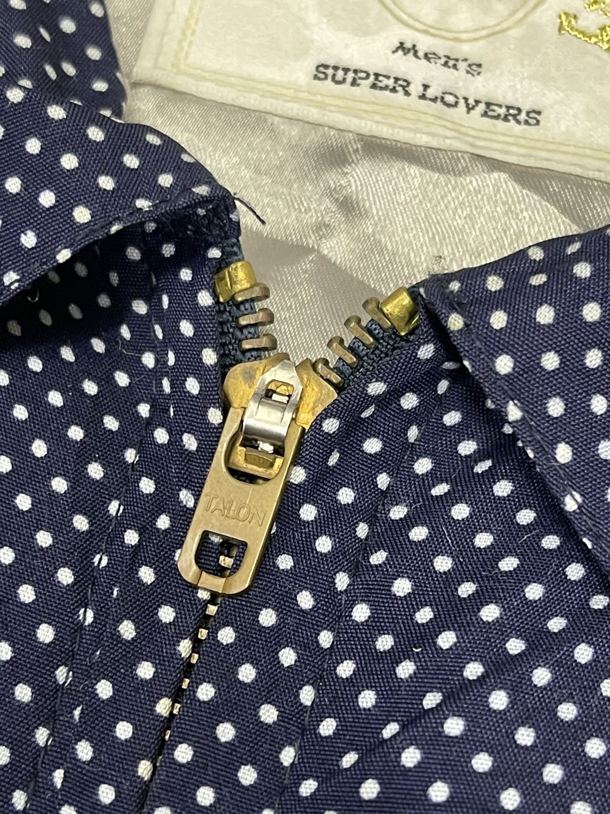 Japanese Brand VINTAGE SUPER LOVER POLKADOT CROPPED JACKET Size US M / EU 48-50 / 2 - 8 Thumbnail