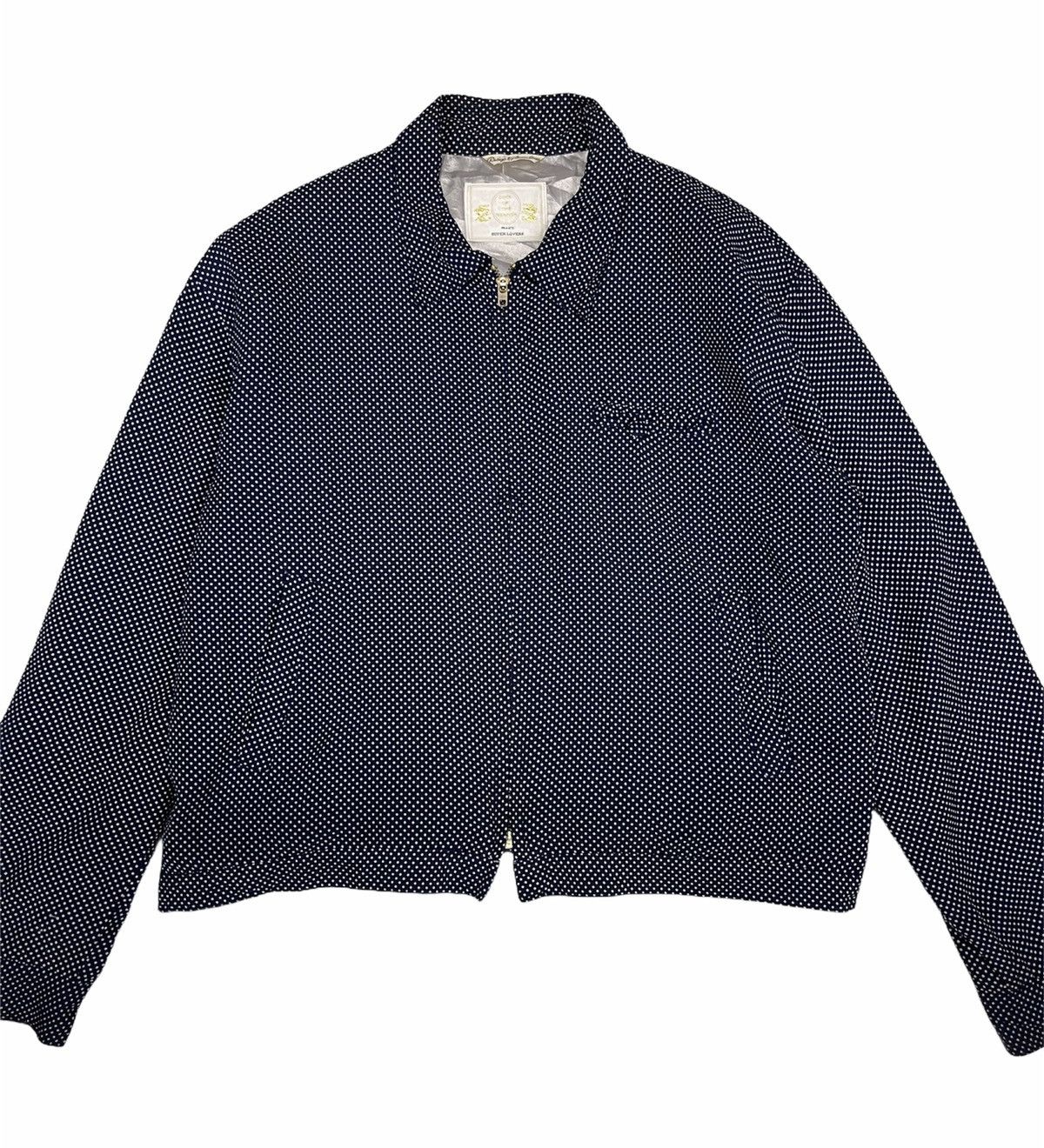 Japanese Brand VINTAGE SUPER LOVER POLKADOT CROPPED JACKET Size US M / EU 48-50 / 2 - 3 Thumbnail