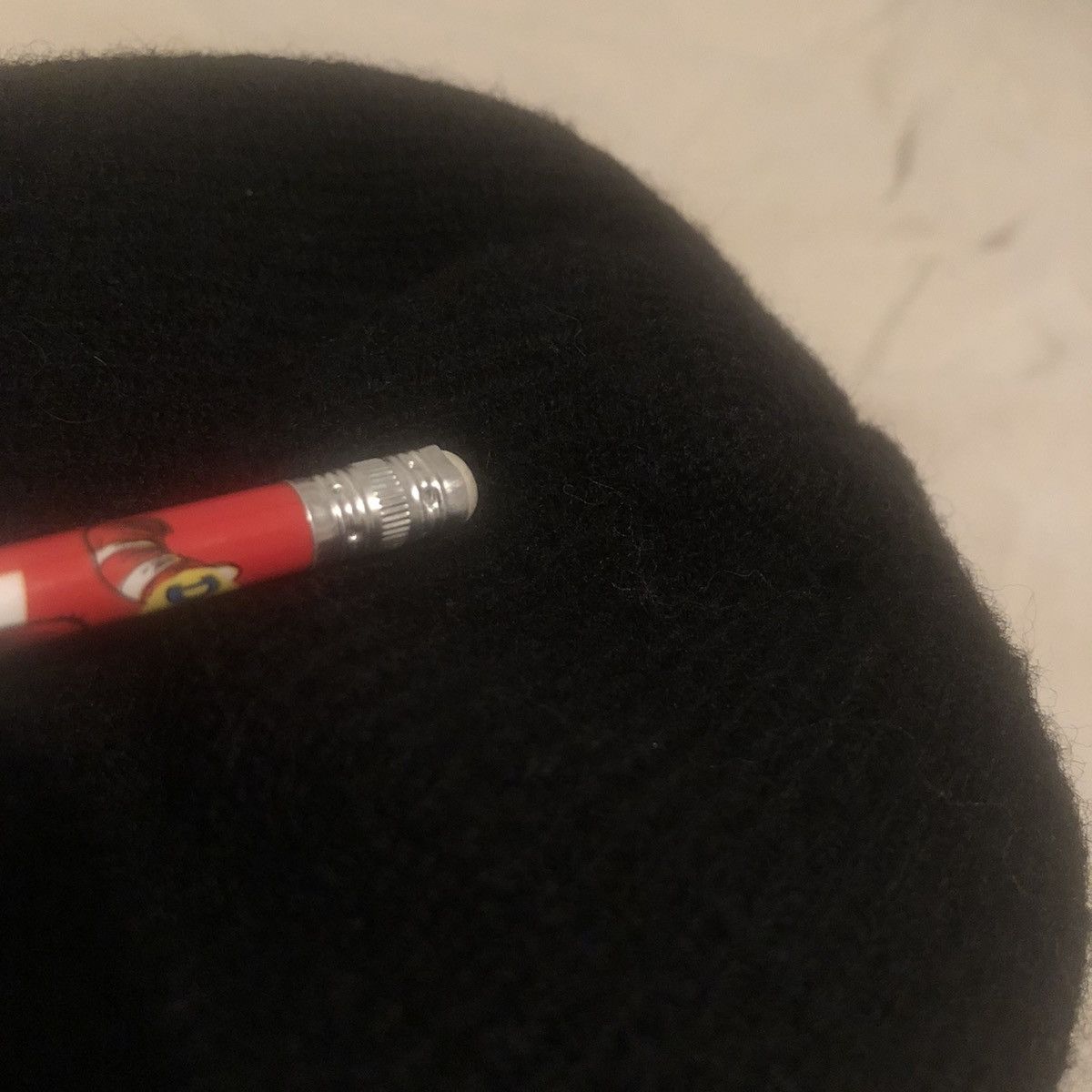 Vintage Vintage 1980s US Army Watch Wool Knit Cap Beanie Black Blank Size ONE SIZE - 4 Thumbnail