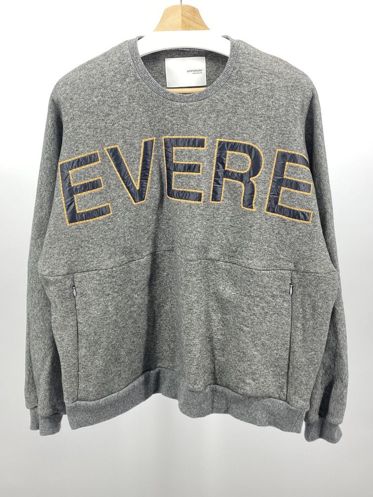 image of Yoshio Kubo Fw18 Everest Sweatshirt in Grey, Men's (Size Medium)