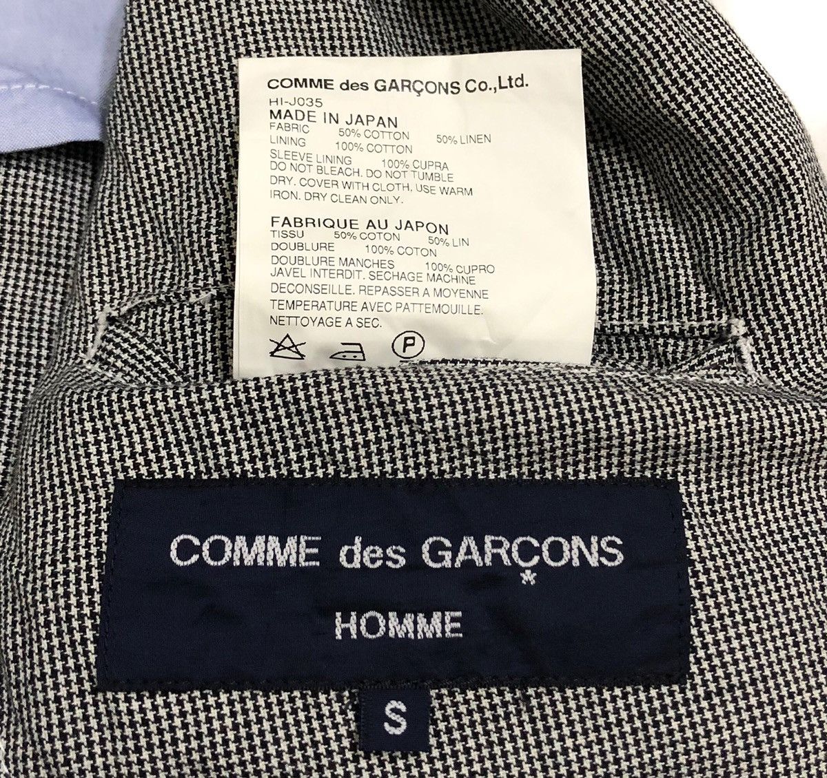 Comme des Garcons Comme Des Carcons Houndstooth Jacket Style Size US S / EU 44-46 / 1 - 9 Thumbnail