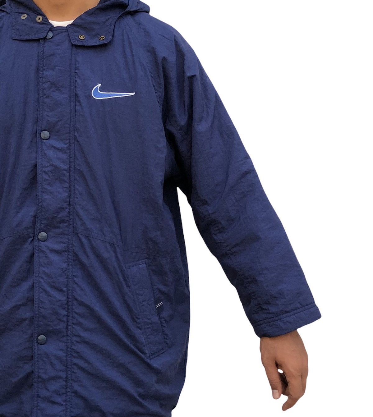 Nike Vintage 90s nike Coach Big Logo Jacket Size US S / EU 44-46 / 1 - 8 Thumbnail