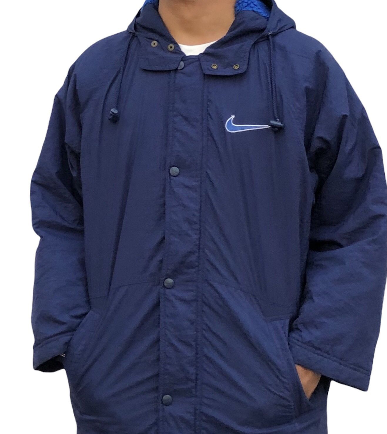 Nike Vintage 90s nike Coach Big Logo Jacket Size US S / EU 44-46 / 1 - 7 Thumbnail