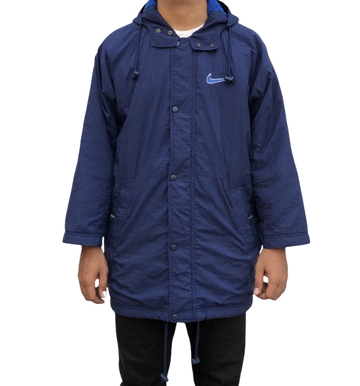 Nike Vintage 90s nike Coach Big Logo Jacket Size US S / EU 44-46 / 1 - 6 Thumbnail