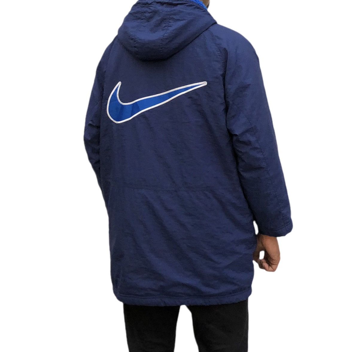 Nike Vintage 90s nike Coach Big Logo Jacket Size US S / EU 44-46 / 1 - 5 Thumbnail