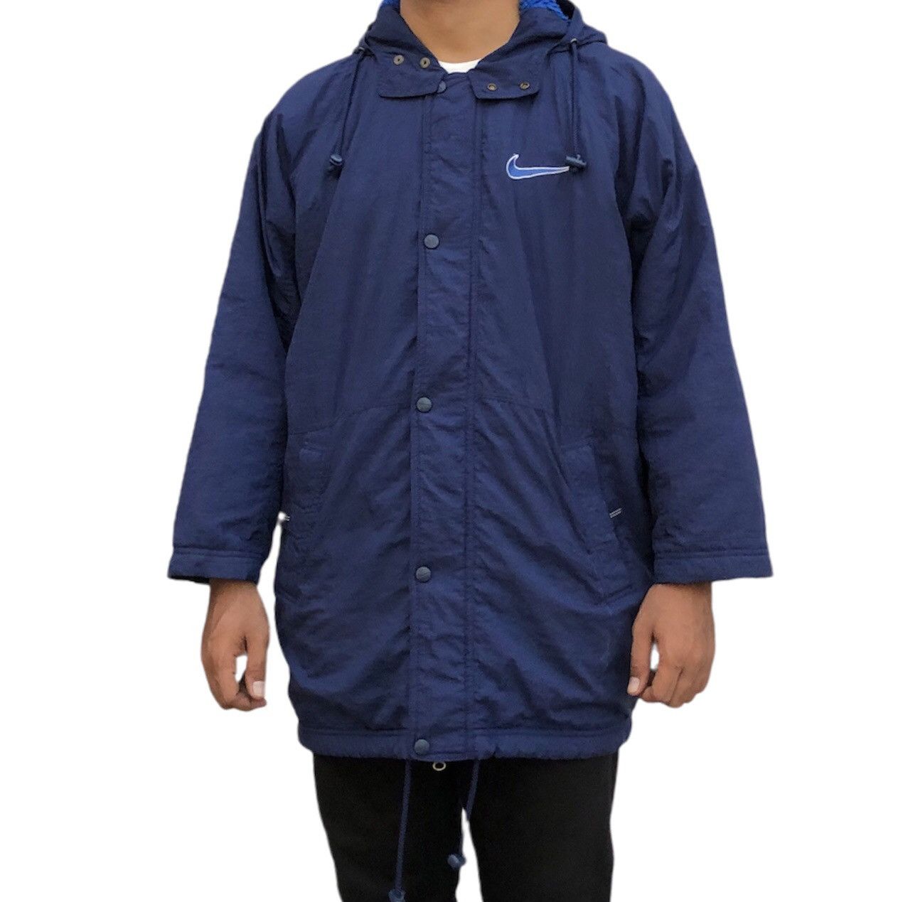 Nike Vintage 90s nike Coach Big Logo Jacket Size US S / EU 44-46 / 1 - 3 Thumbnail