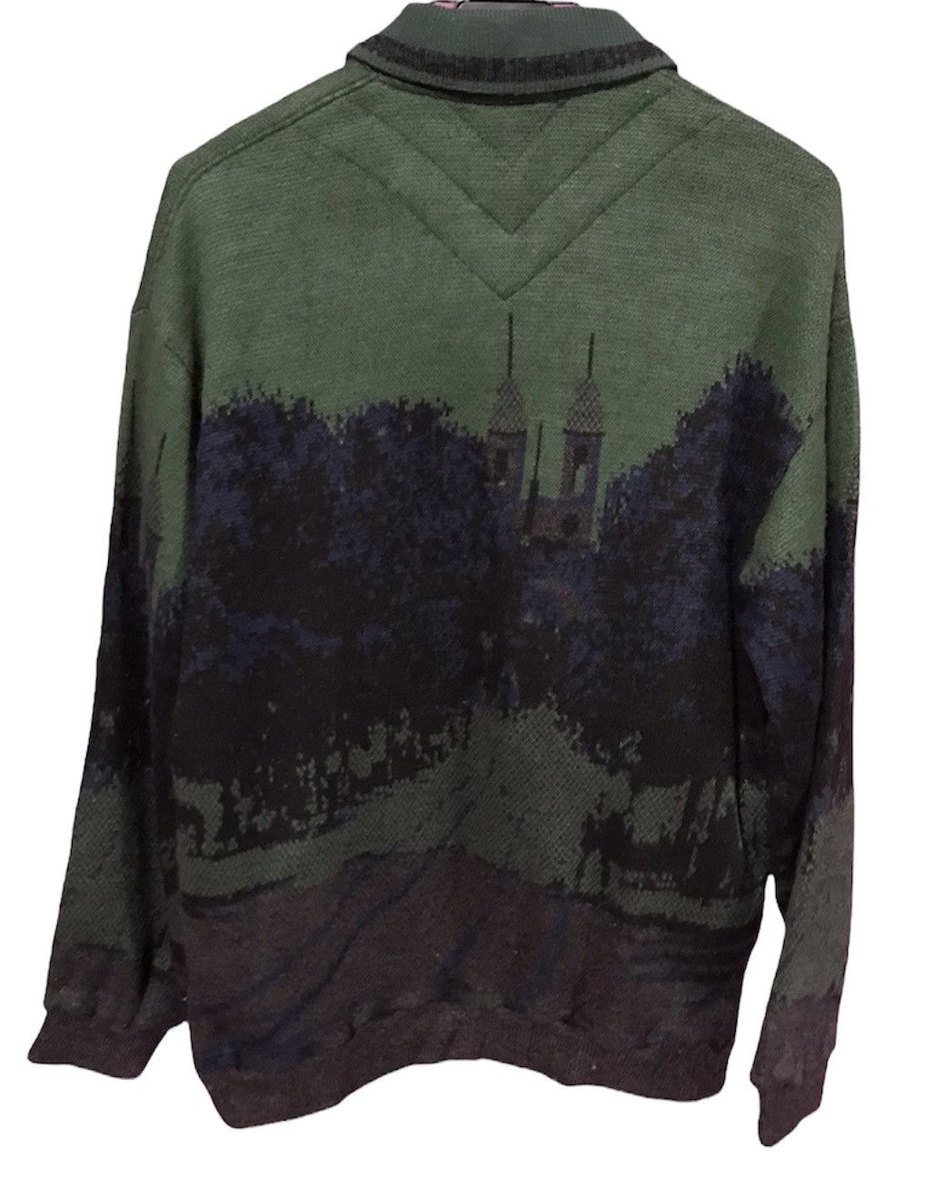 Japanese Brand LACAVERA LONG SLEEVE KNITWEAR Size US M / EU 48-50 / 2 - 2 Thumbnail