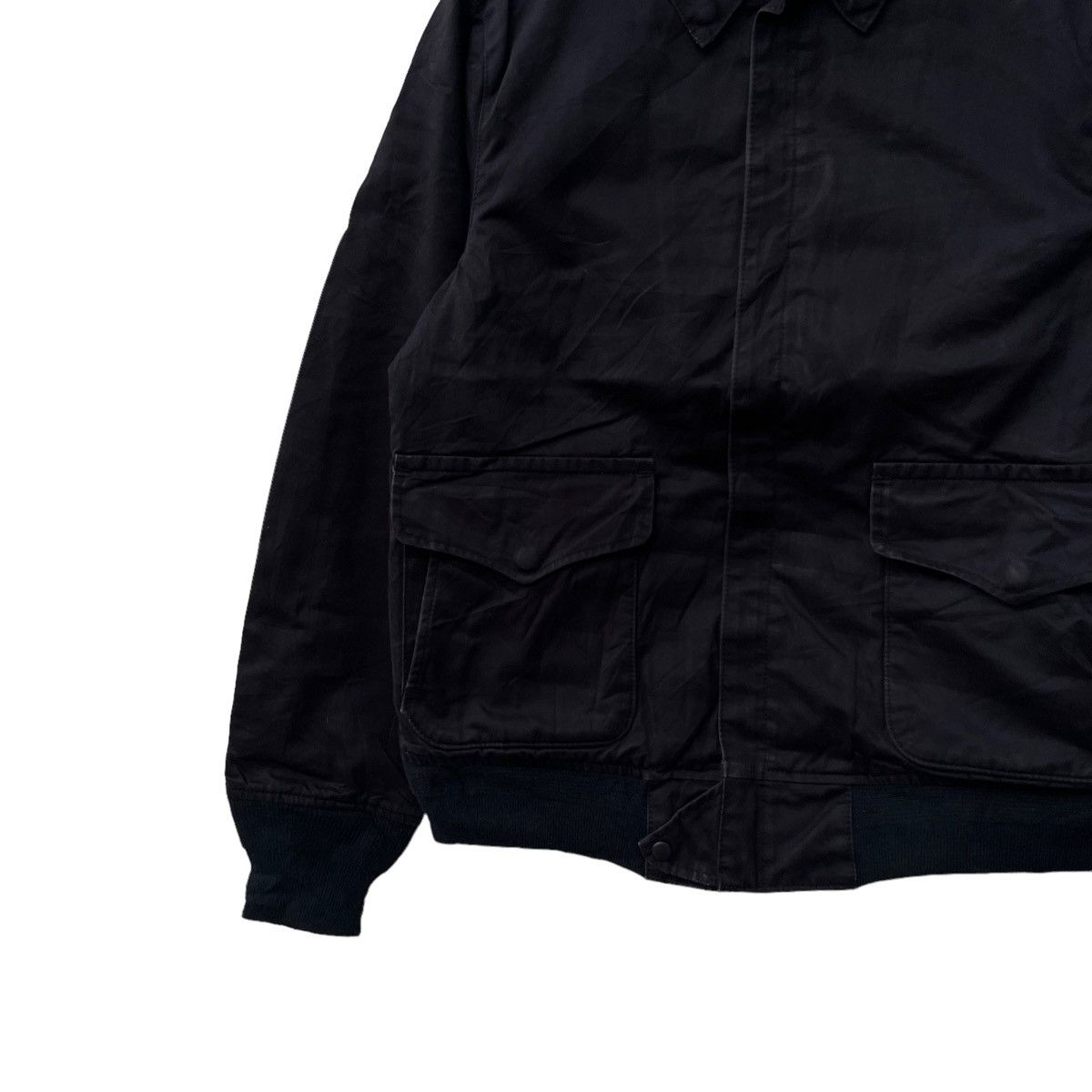 Japanese Brand VINTAGE BOMBER JACKET CARGO POCKET A. VONTADE MADE IN JAPAN Size US L / EU 52-54 / 3 - 4 Thumbnail