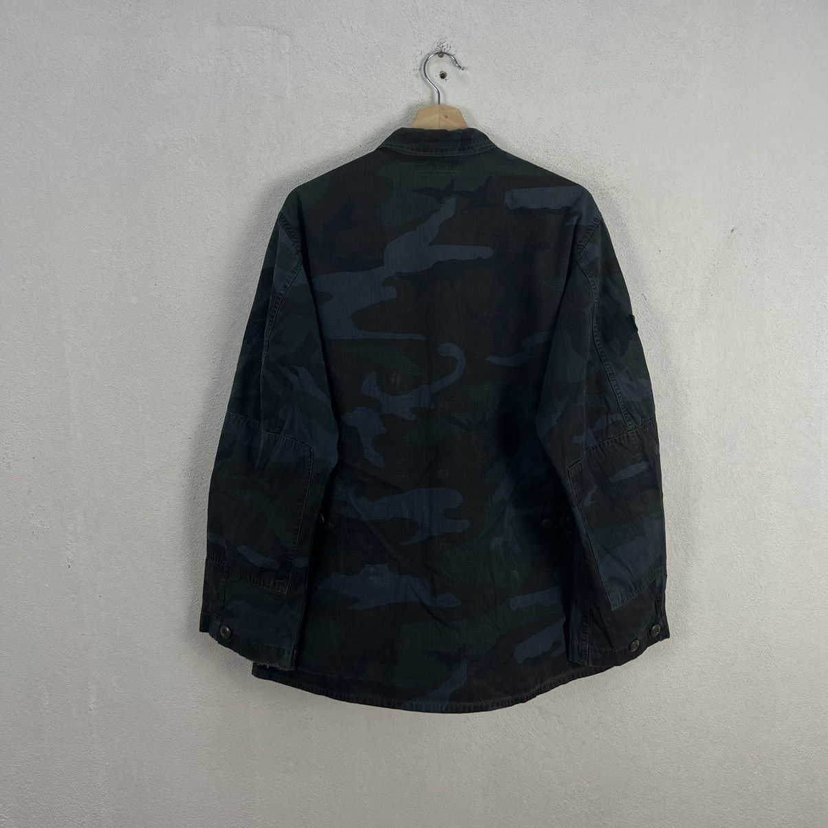 Vintage RARE DESIGN MILITARY ARMY CARGO JACKET CAMO DESIGN POCKET Size US M / EU 48-50 / 2 - 9 Thumbnail