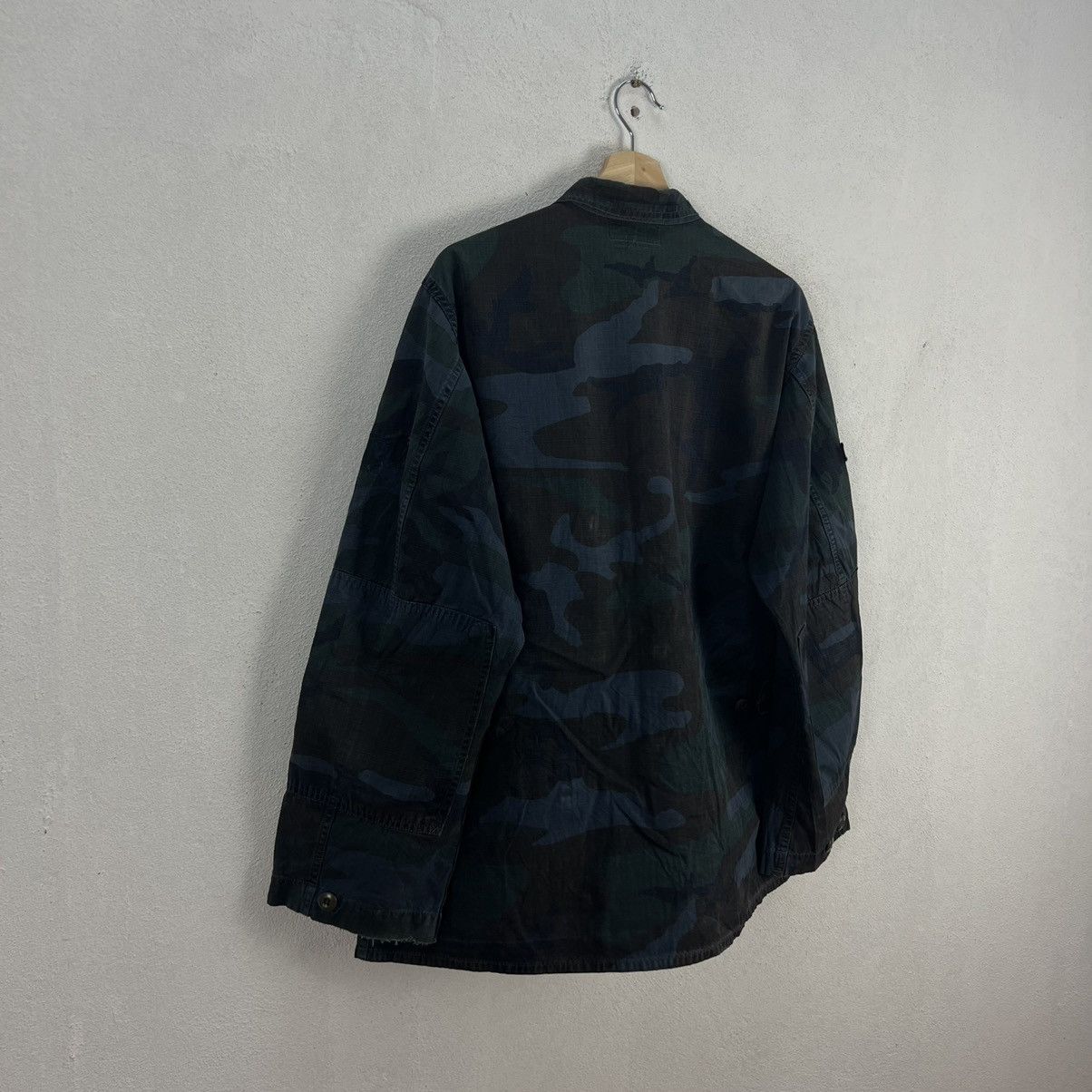 Vintage RARE DESIGN MILITARY ARMY CARGO JACKET CAMO DESIGN POCKET Size US M / EU 48-50 / 2 - 10 Thumbnail