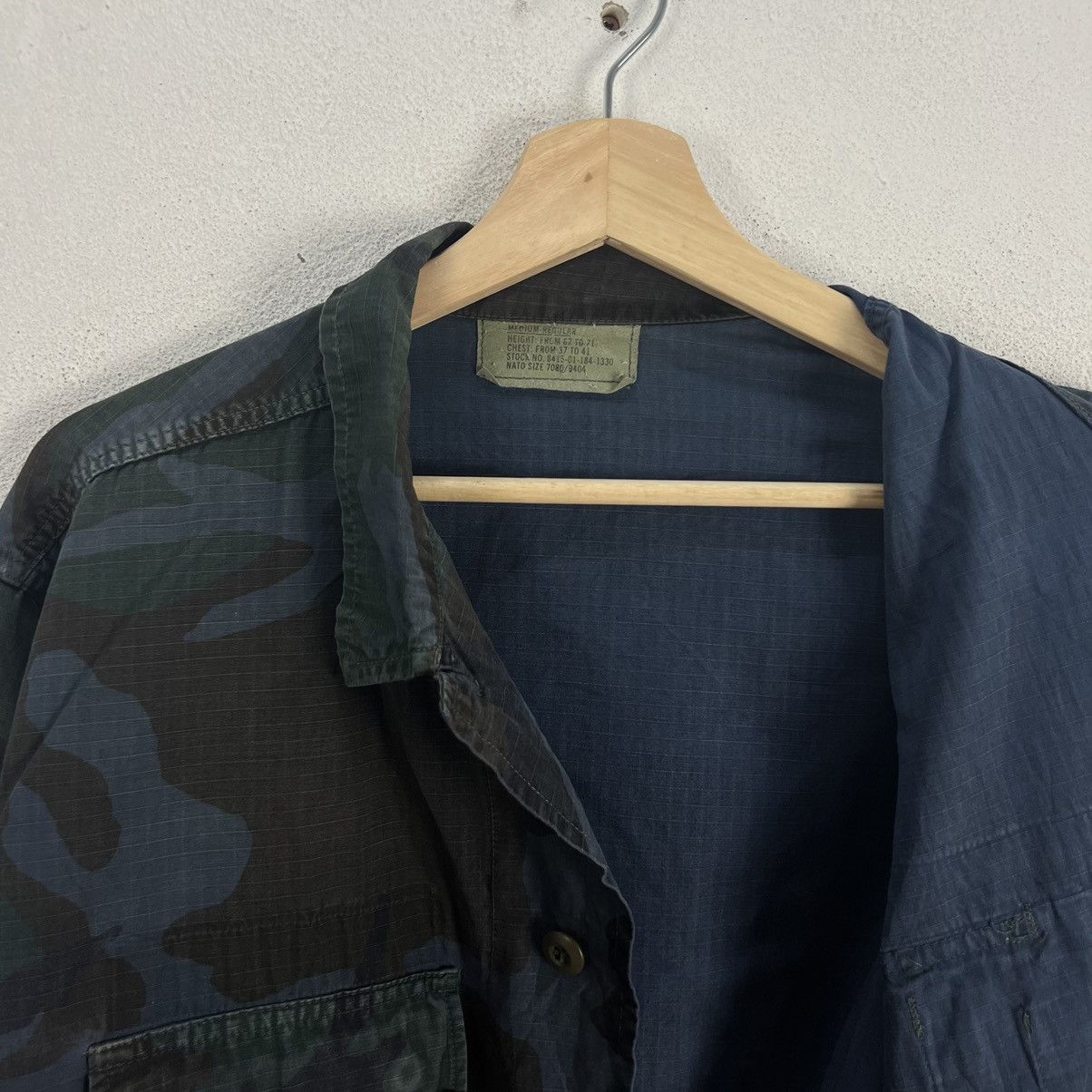 Vintage RARE DESIGN MILITARY ARMY CARGO JACKET CAMO DESIGN POCKET Size US M / EU 48-50 / 2 - 15 Thumbnail