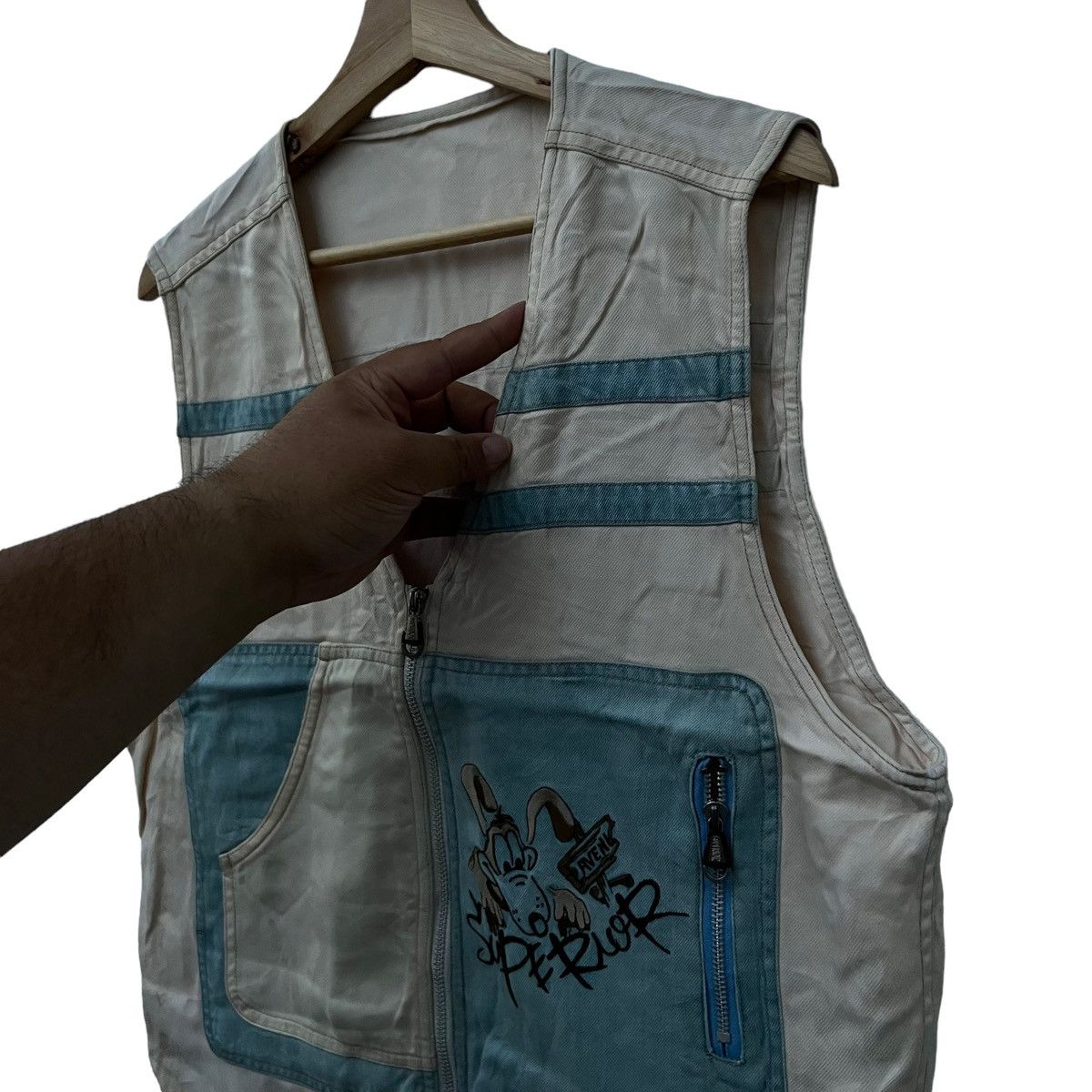 Cartoon Network × Japanese Brand VINTAGE UTILITY VEST MULTI POCKET SUPERIOR Size US M / EU 48-50 / 2 - 4 Thumbnail